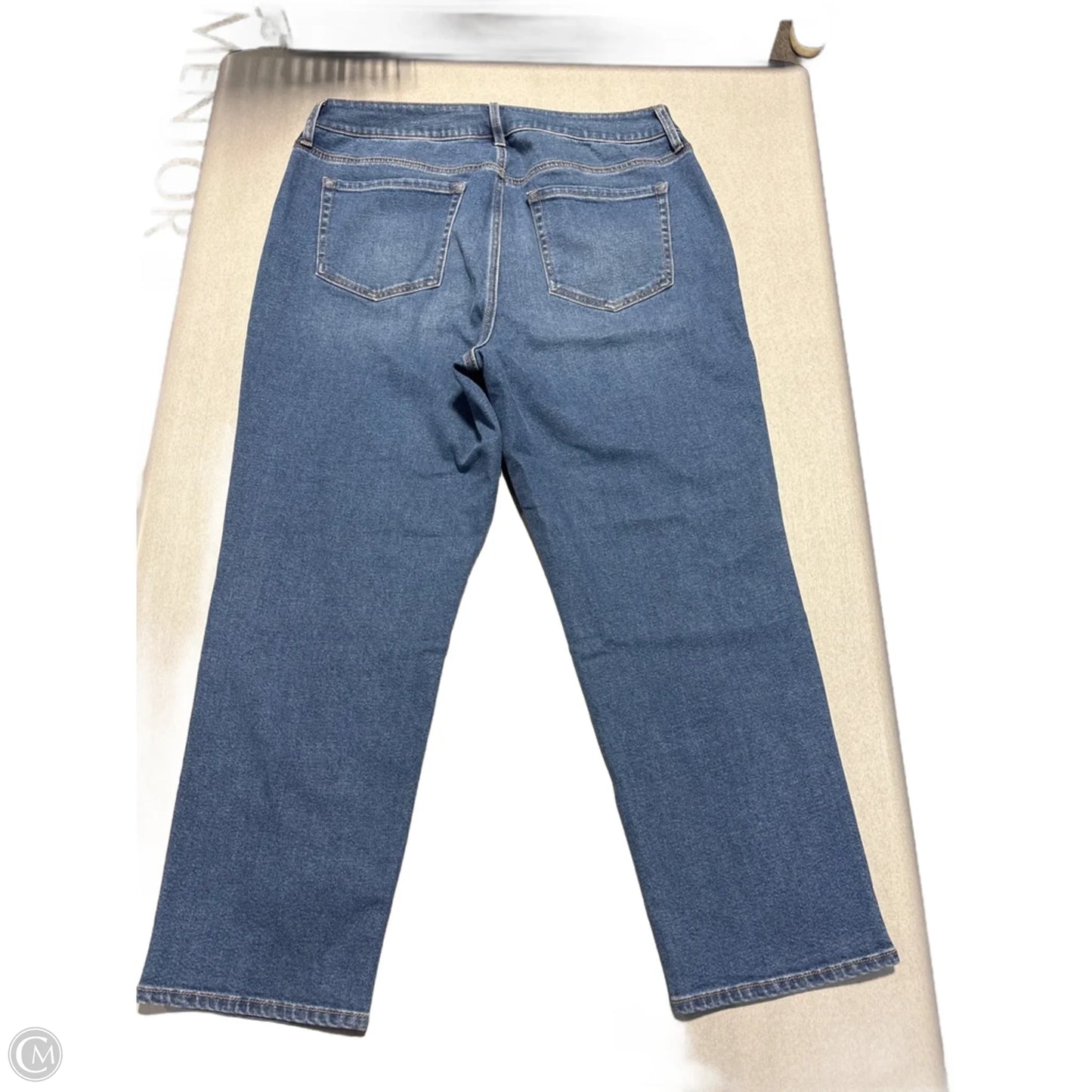 Jeans Straight By Cmc In Blue Denim, Size: 14