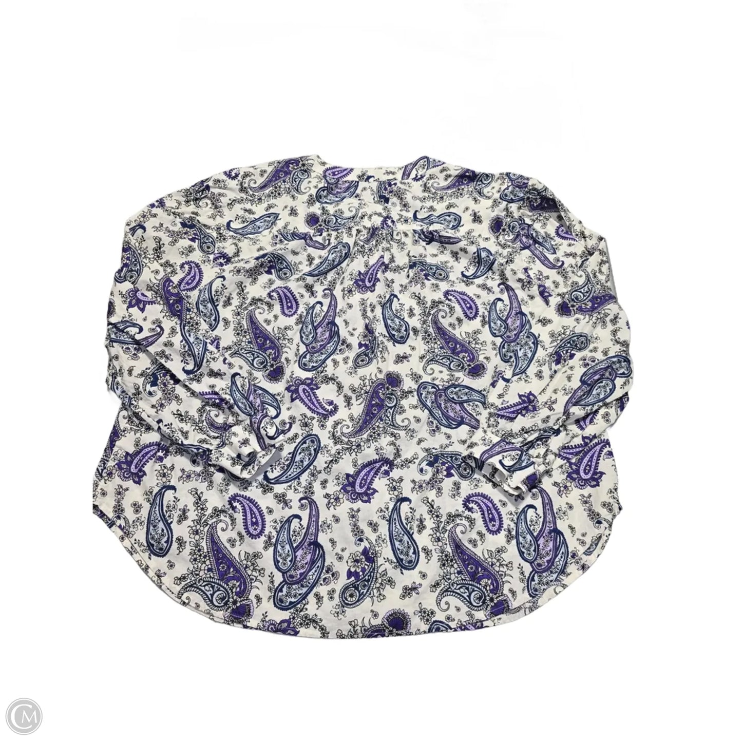 Top Long Sleeve By Lane Bryant In Floral Print, Size: Xl