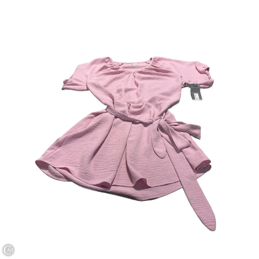 Dress Casual Short By Worthington In Pink, Size: Xxl