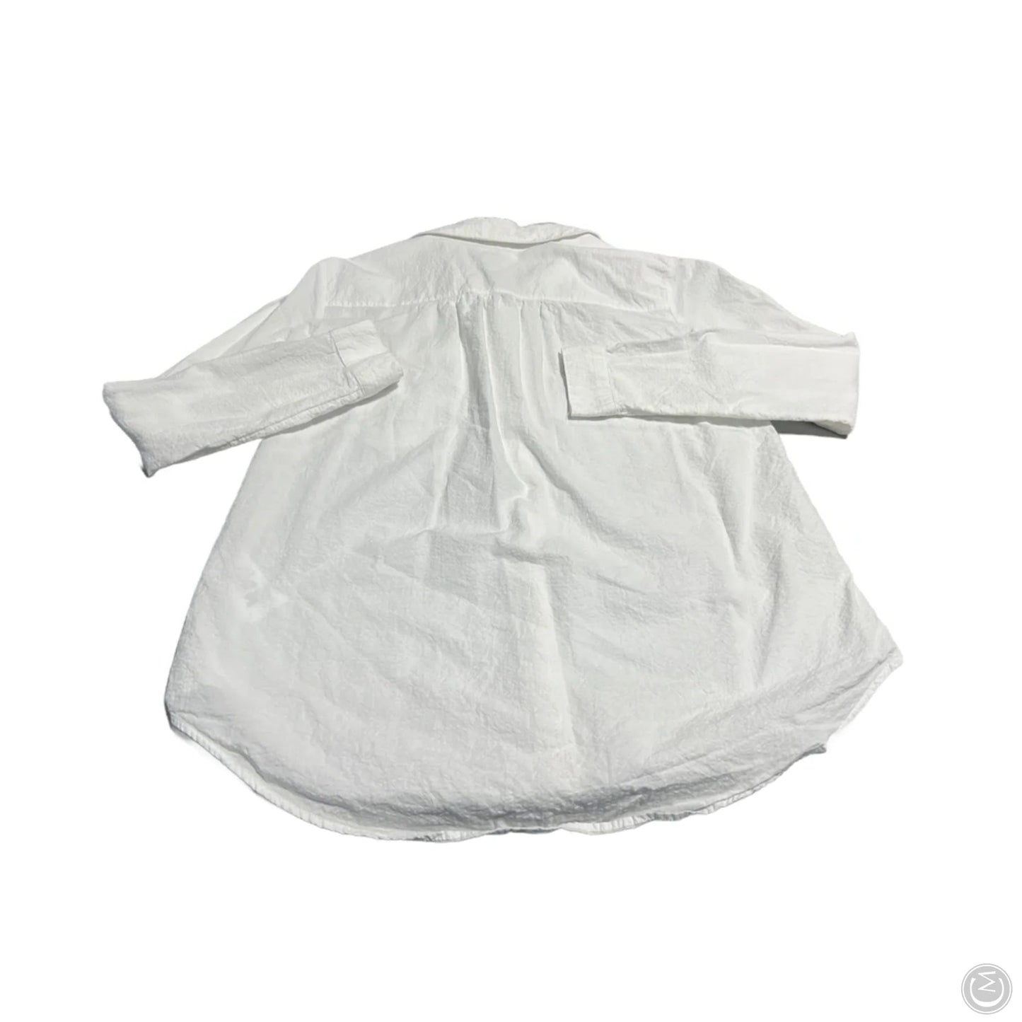 Top Long Sleeve By Anthropologie In White, Size: S