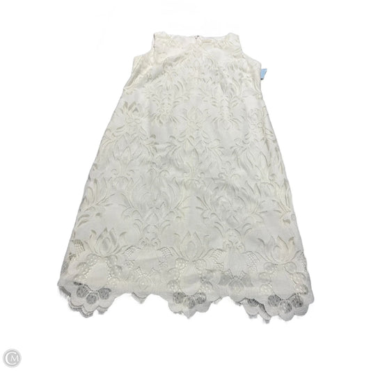 Dress Casual Midi By Chicos In White, Size: S