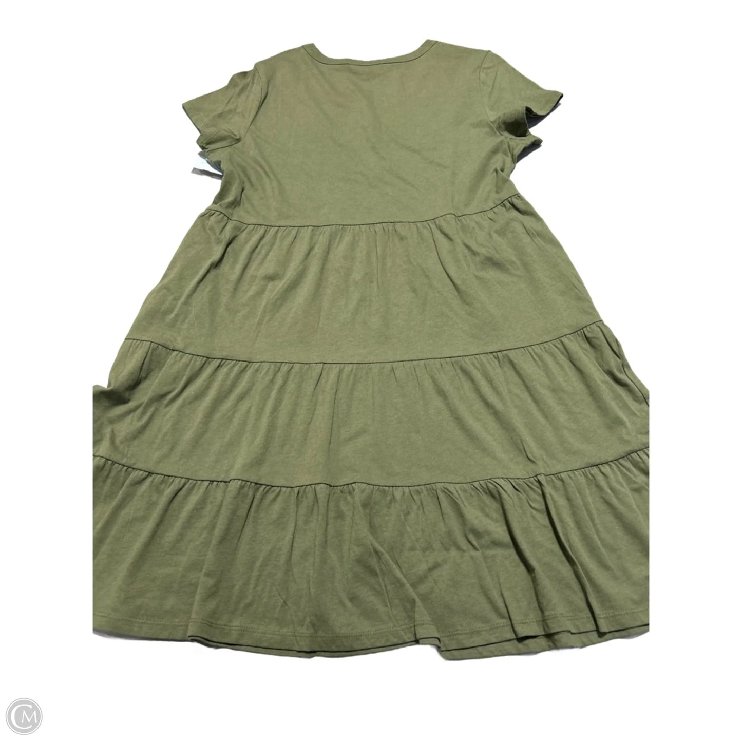 Dress Casual Short By Time And Tru In Green, Size: L