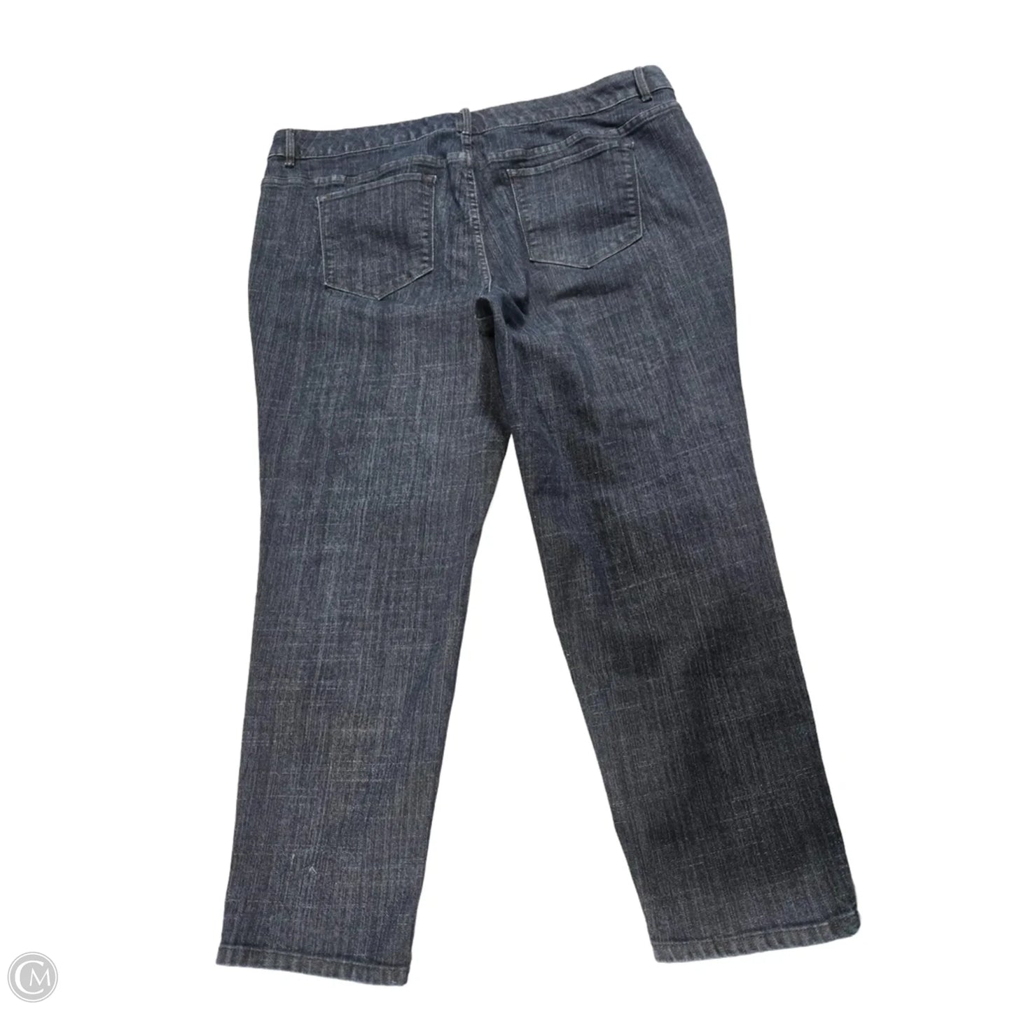 Jeans Straight By Liz Claiborne In Blue Denim, Size: 20