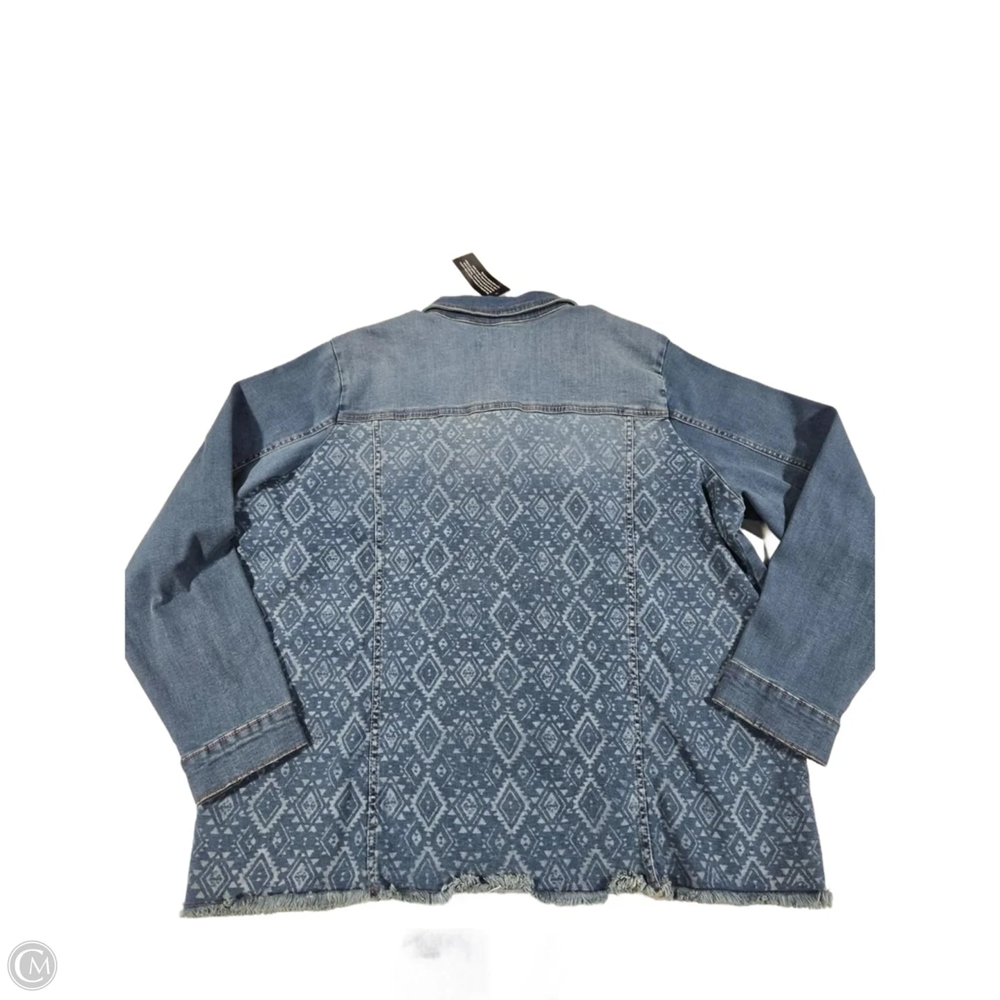 Jacket Denim By Cmc In Blue Denim, Size: 1x