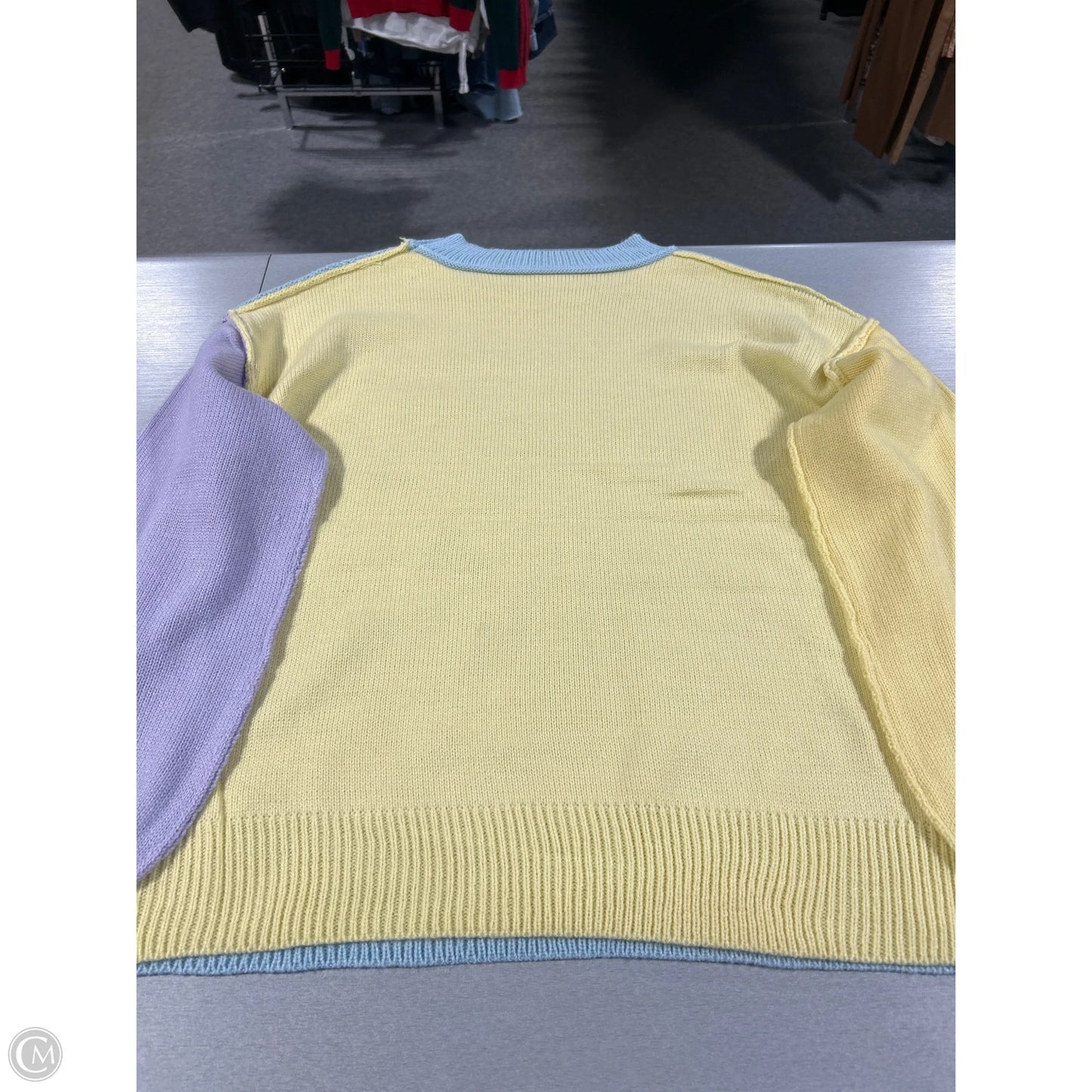 Sweater By Cmc In Multi-colored, Size: L