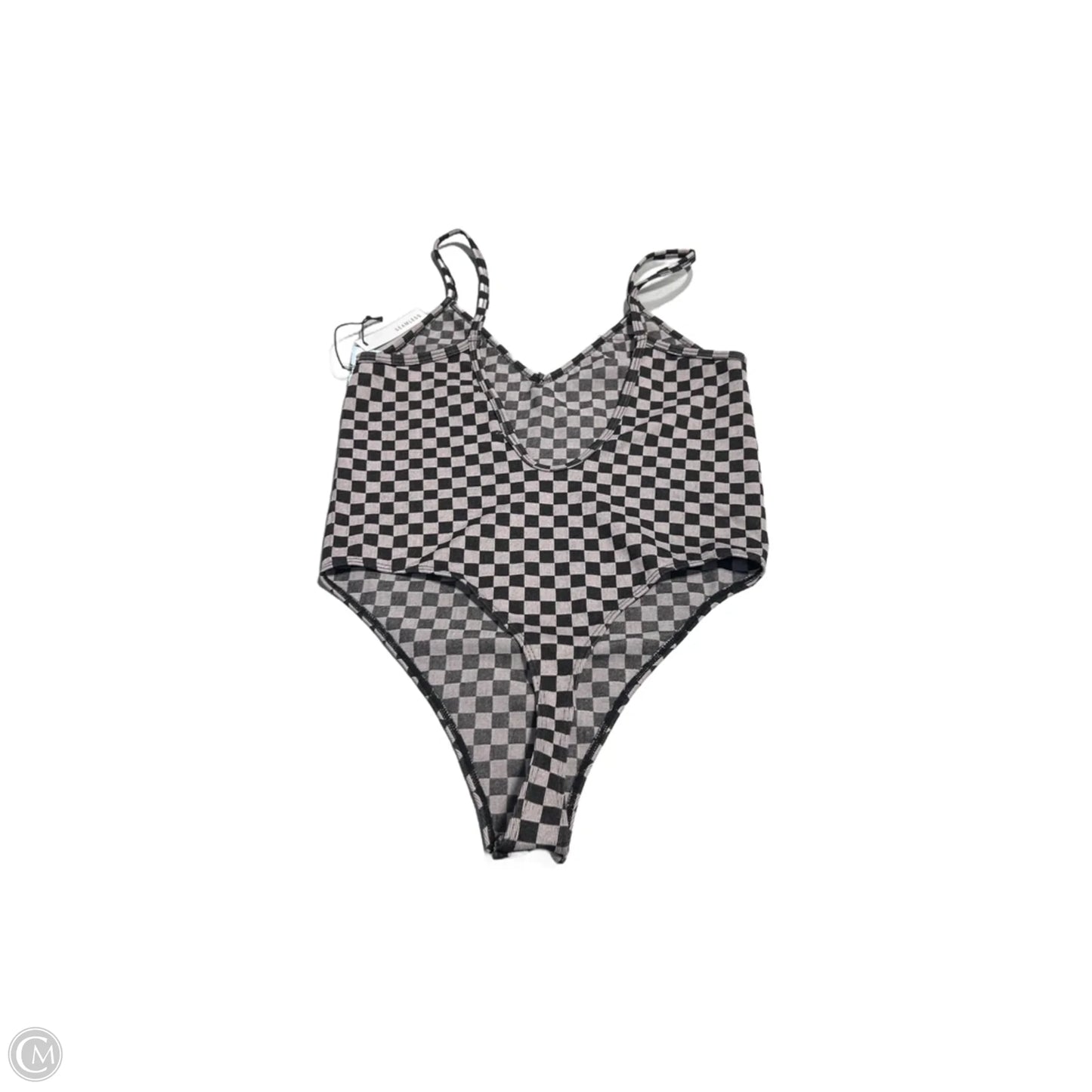 Bodysuit By Cmc In Checkered Pattern, Size: M