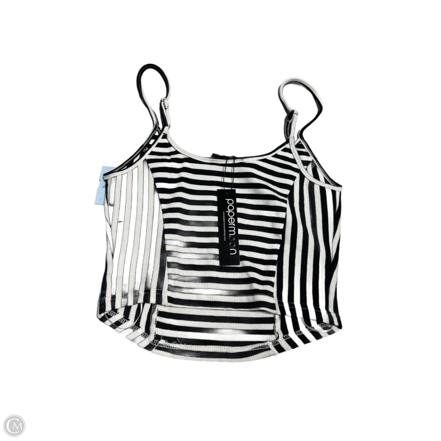 Tank Top By Papermoon In Striped Pattern, Size: S