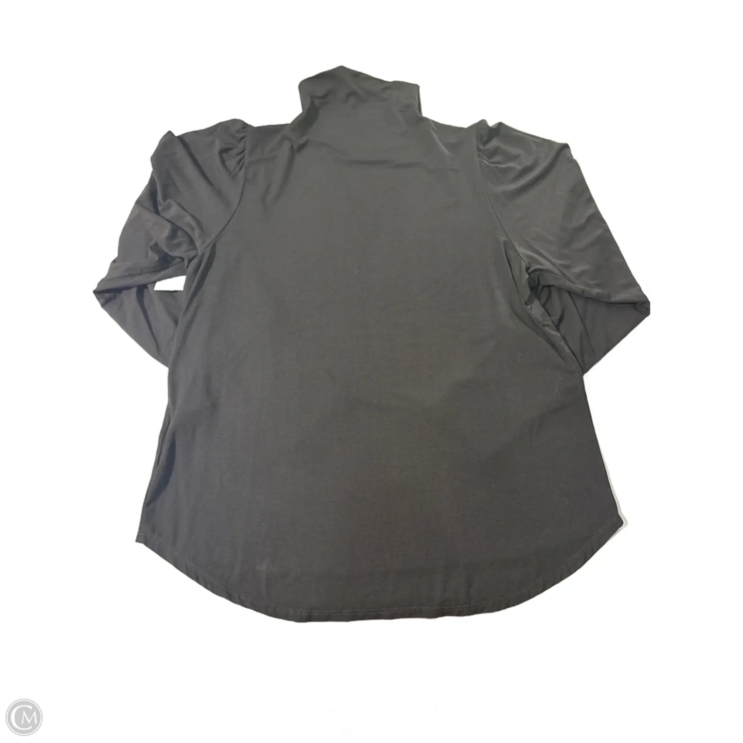 Top Long Sleeve By Cmc In Black, Size: L