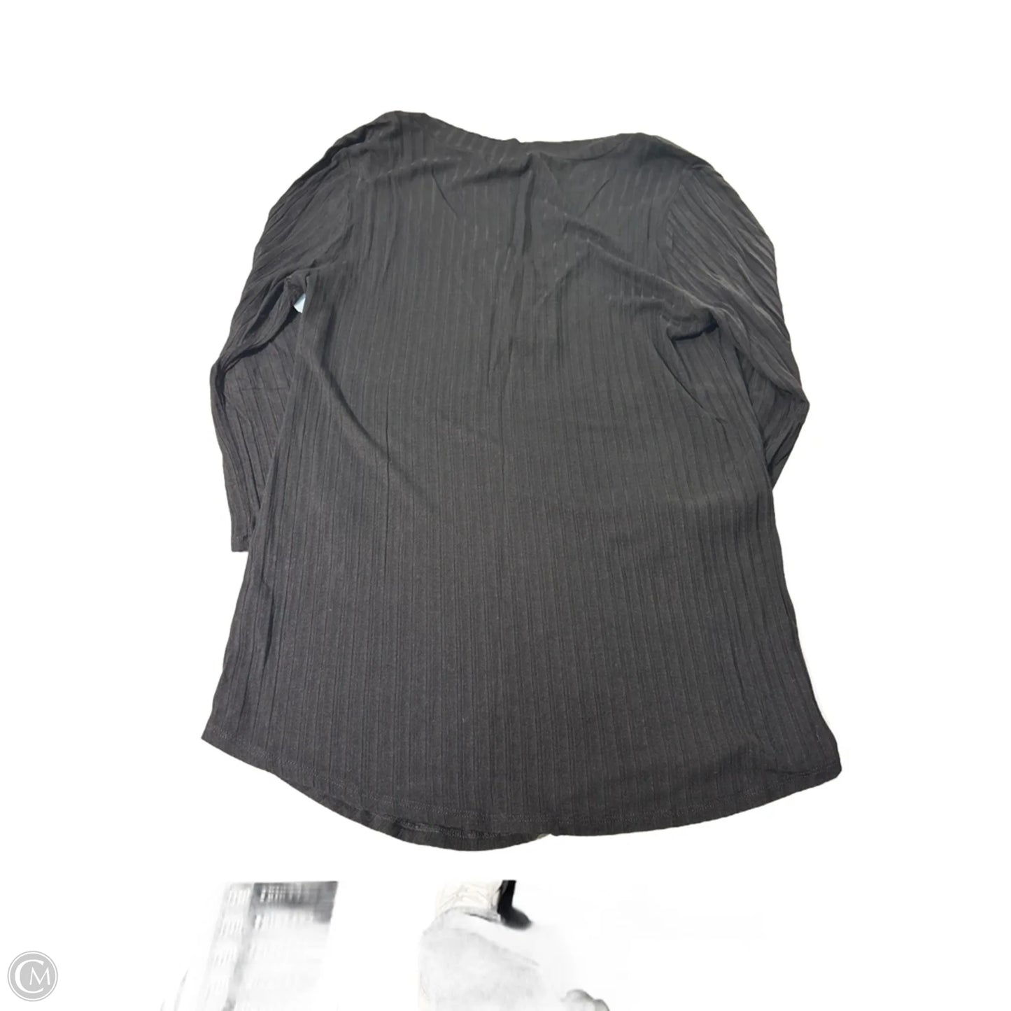 Top Long Sleeve By Twenty Second In Black, Size: M