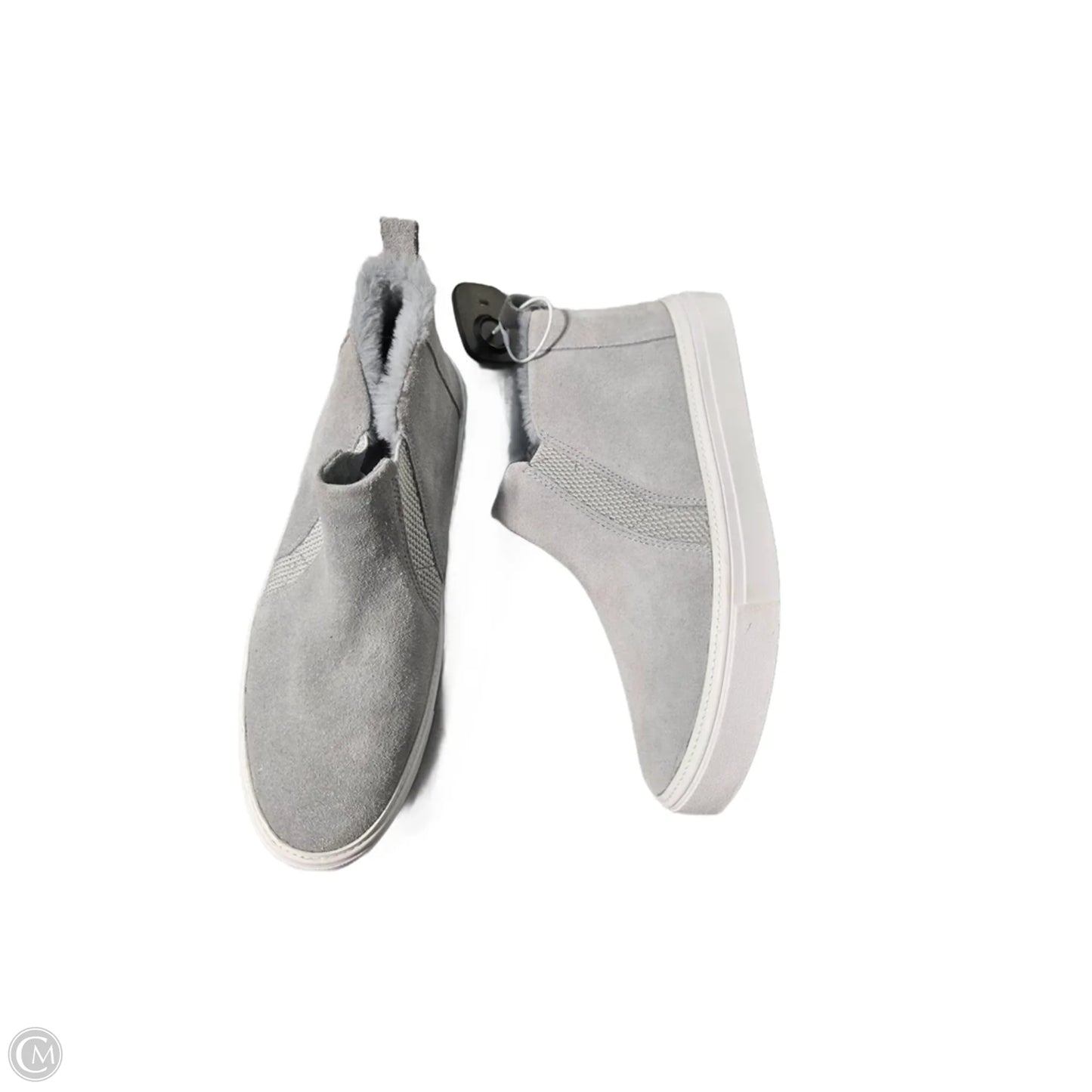 Boots Ankle Flats By Toms In Grey, Size: 9