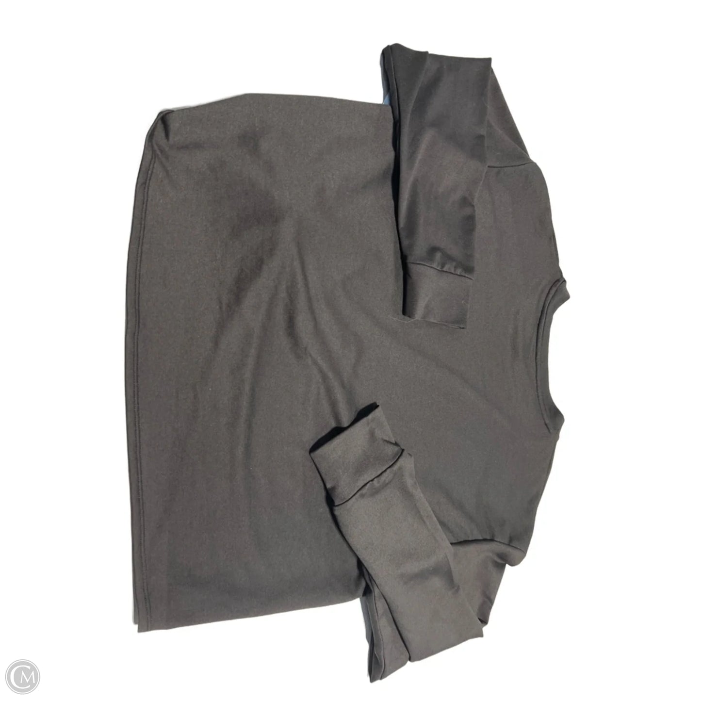 Athletic Top Long Sleeve Collar By Avia In Black, Size: L