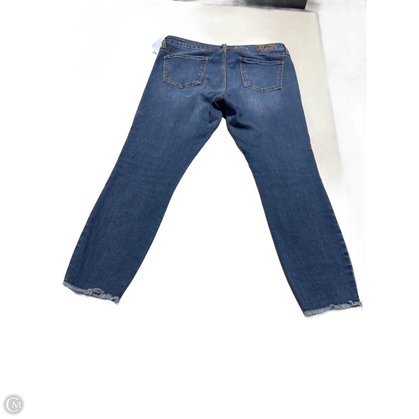 Jeans Straight By Kut In Blue Denim, Size: 12