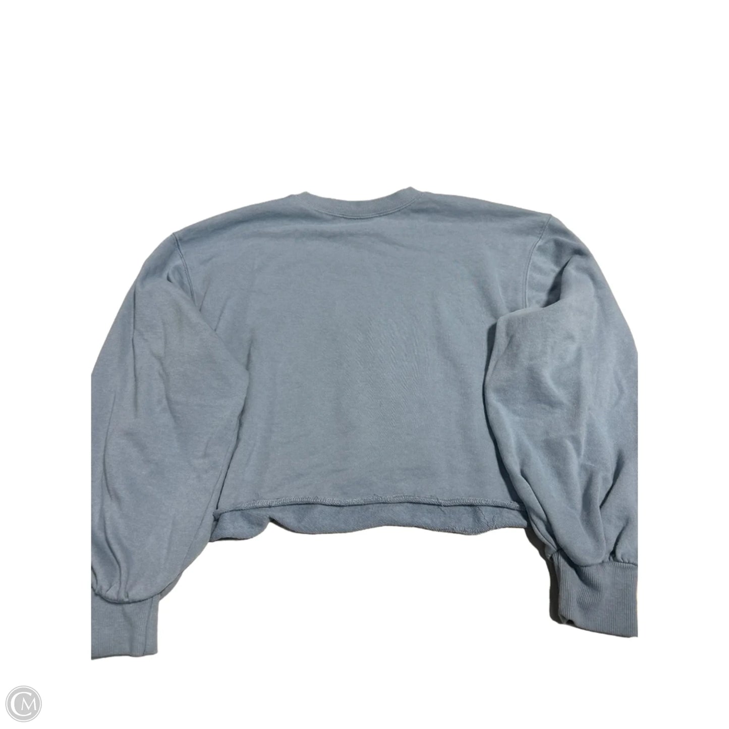 Top Long Sleeve By Cmc In Blue, Size: M
