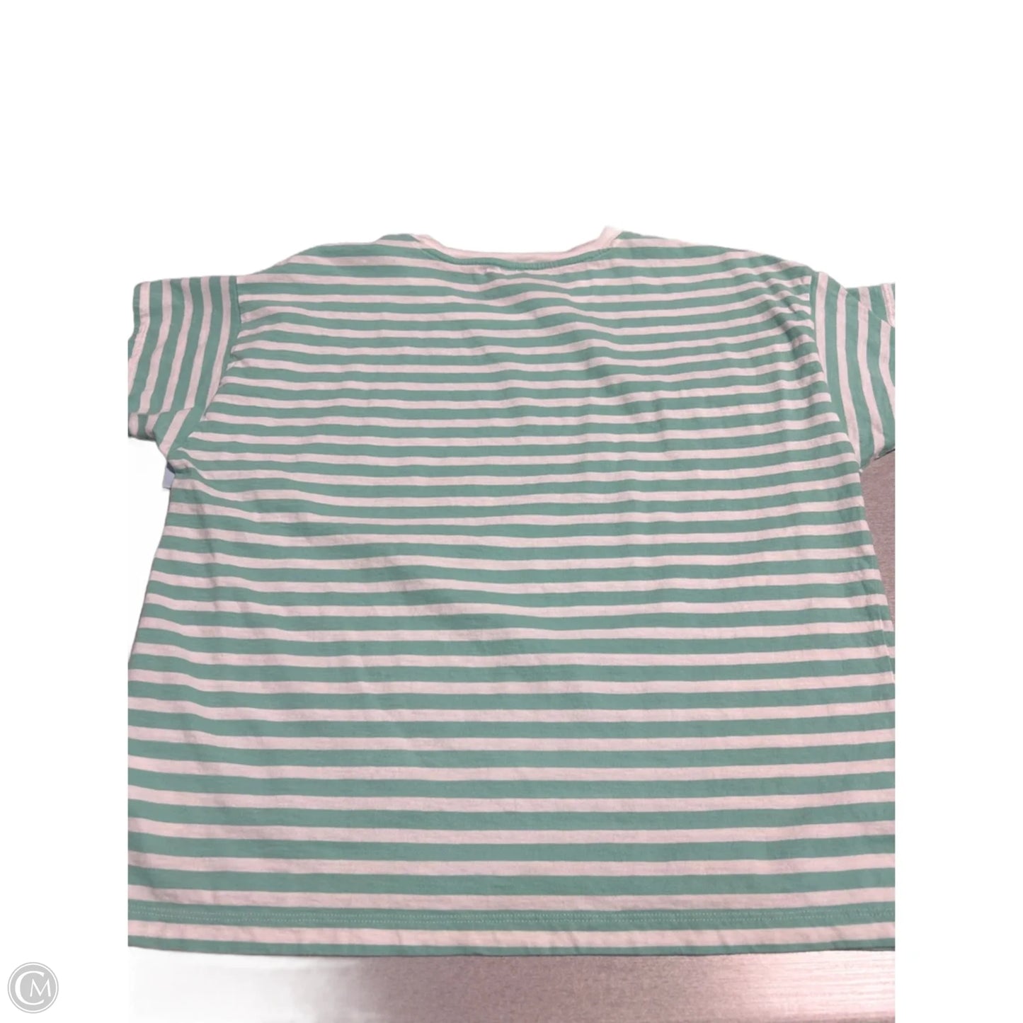Top Short Sleeve By J. Crew In Green, Size: L