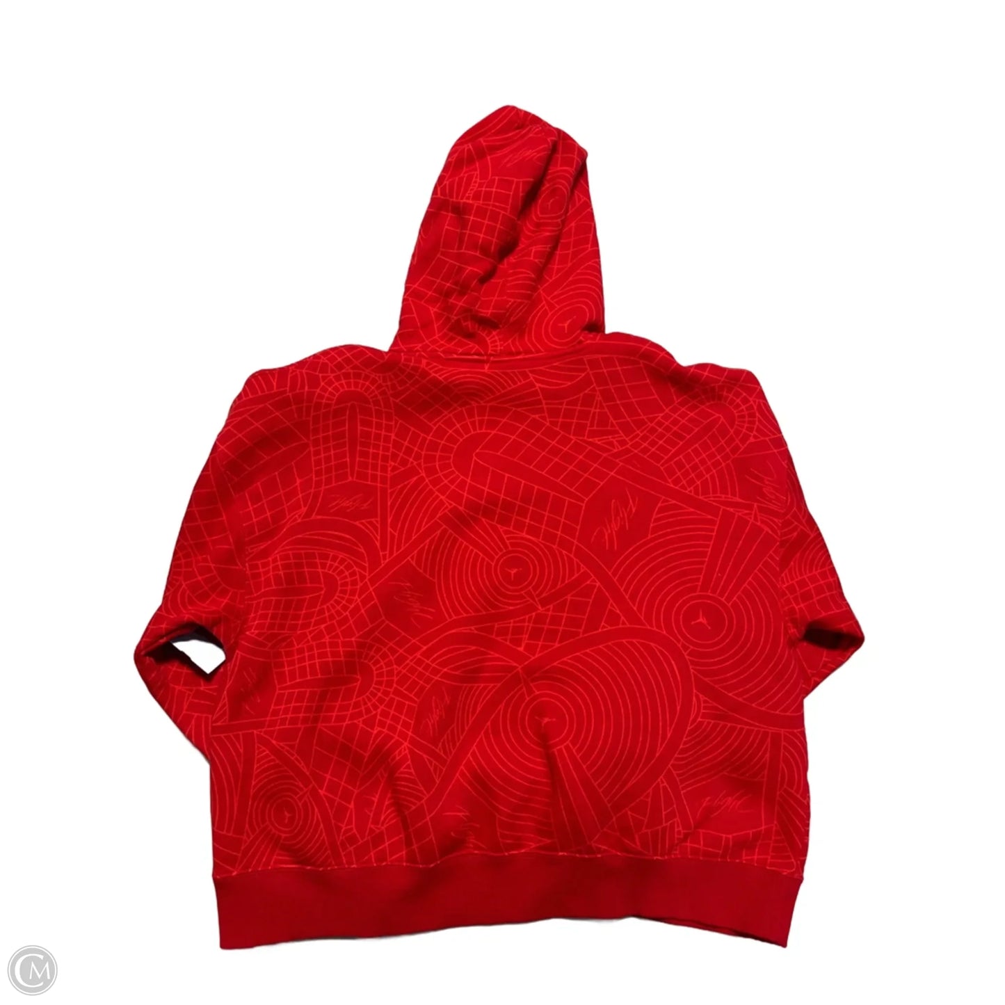 Sweatshirt Luxury Designer By Jordan In Red, Size: L
