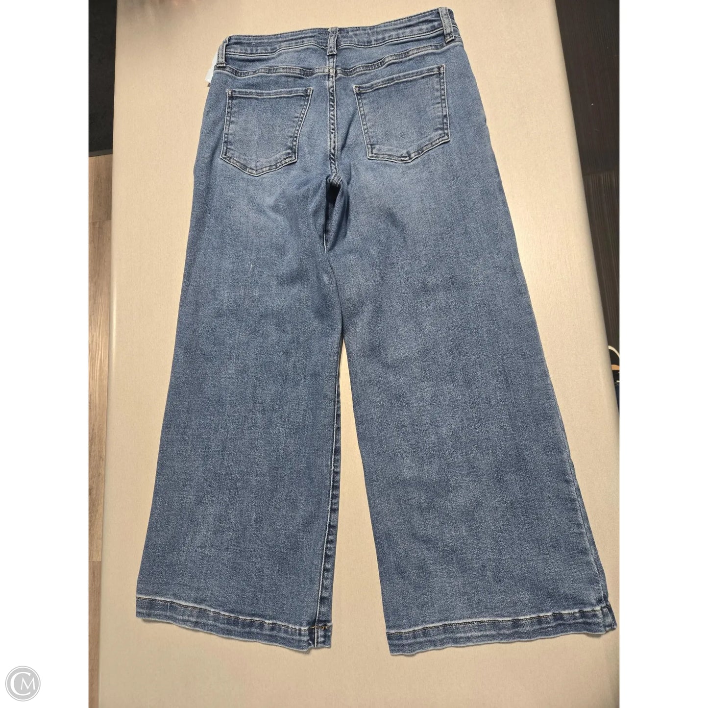 Jeans Wide Leg By Kut In Blue Denim, Size: 8