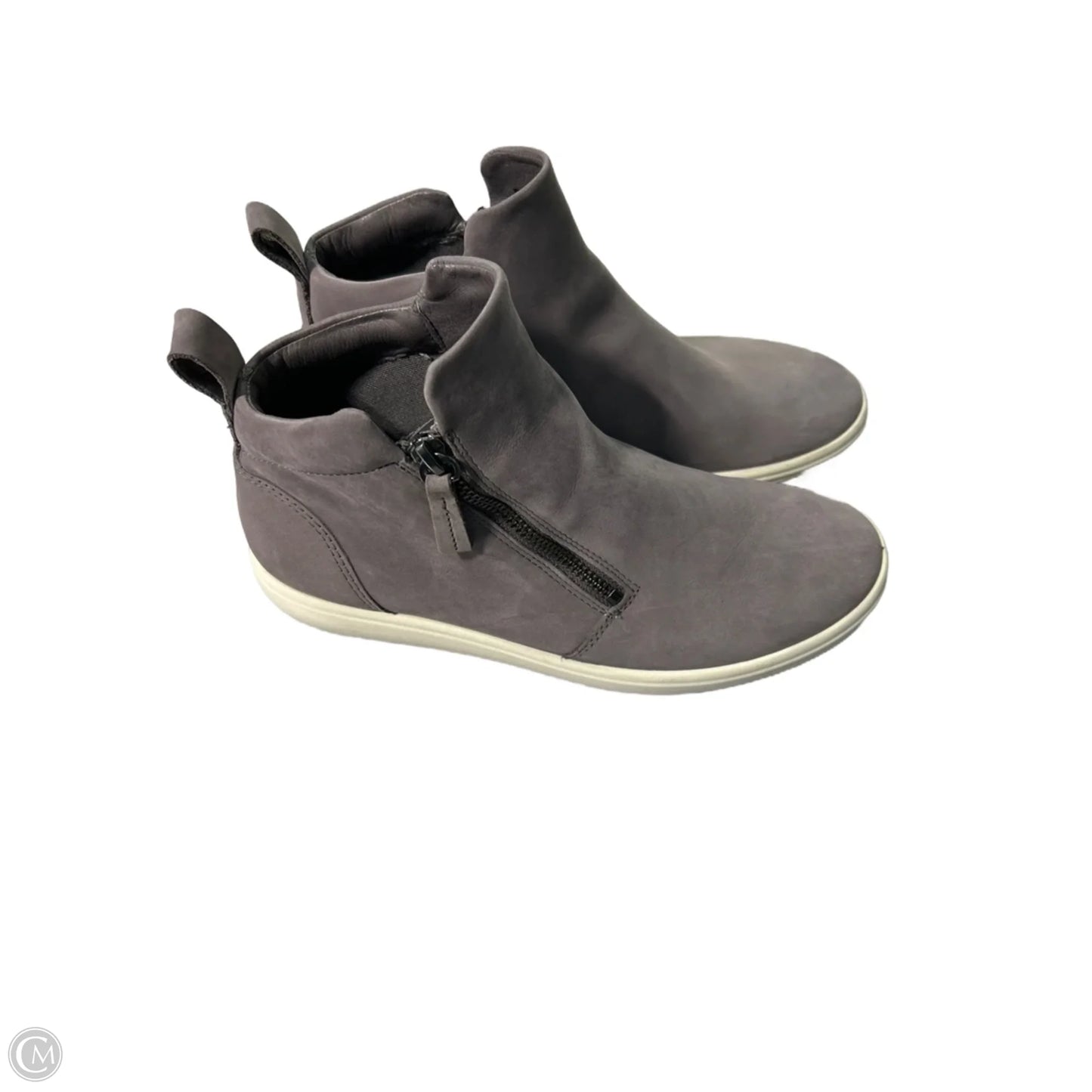 Shoes Flats By Ecco In Grey, Size: 7.5