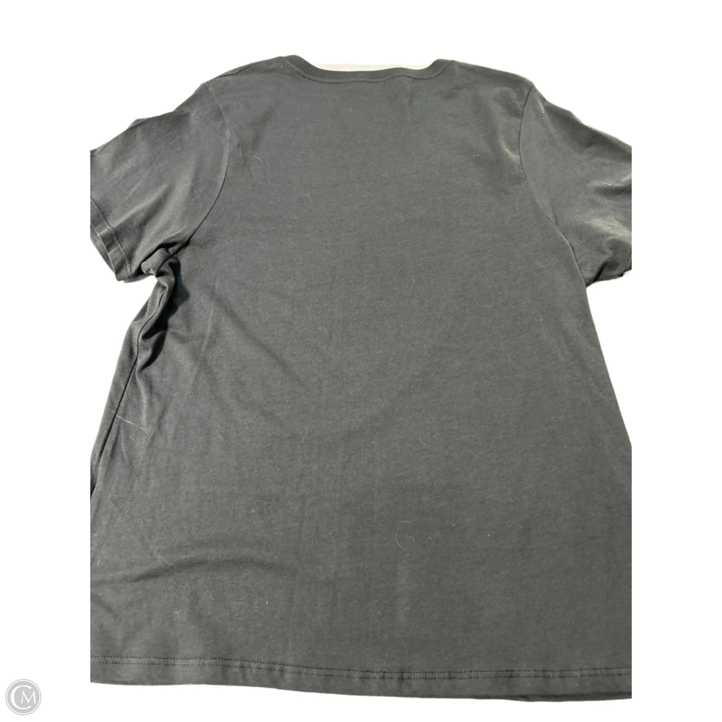 Top Short Sleeve By Cmc In Grey, Size: Xl