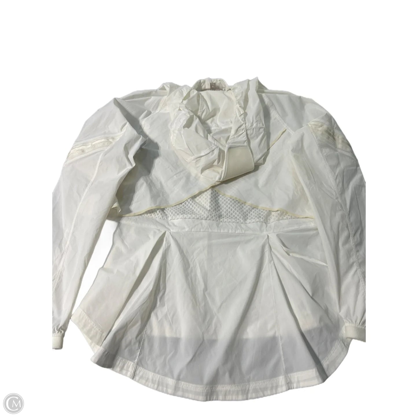 Athletic Jacket By Athleta In White, Size: M