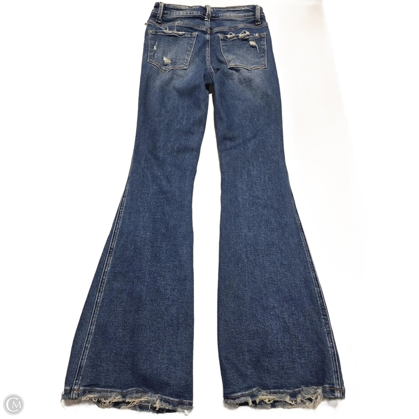 Jeans Flared By Vervet In Blue Denim, Size: 6