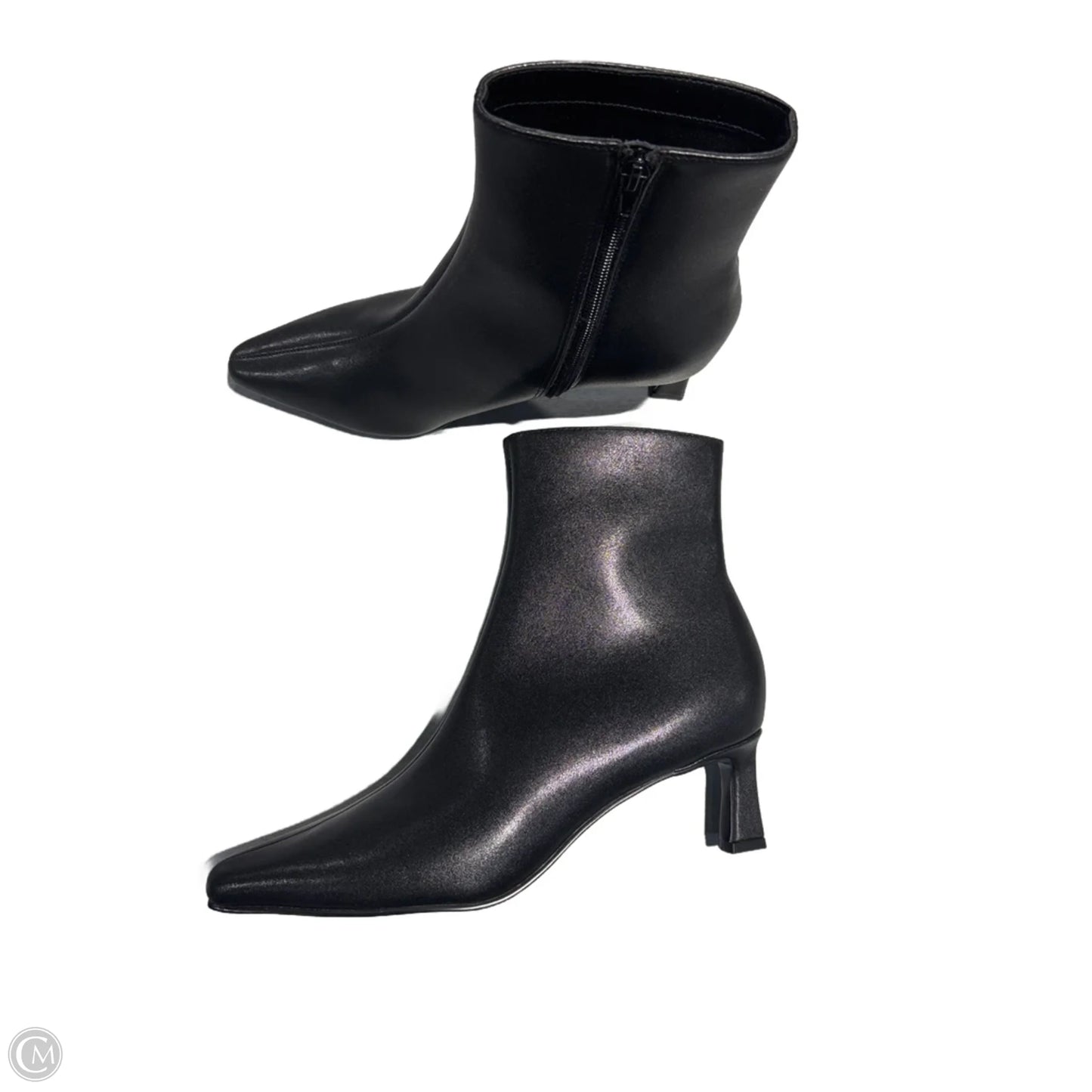 Boots Ankle Heels By Steve Madden In Black, Size: 8