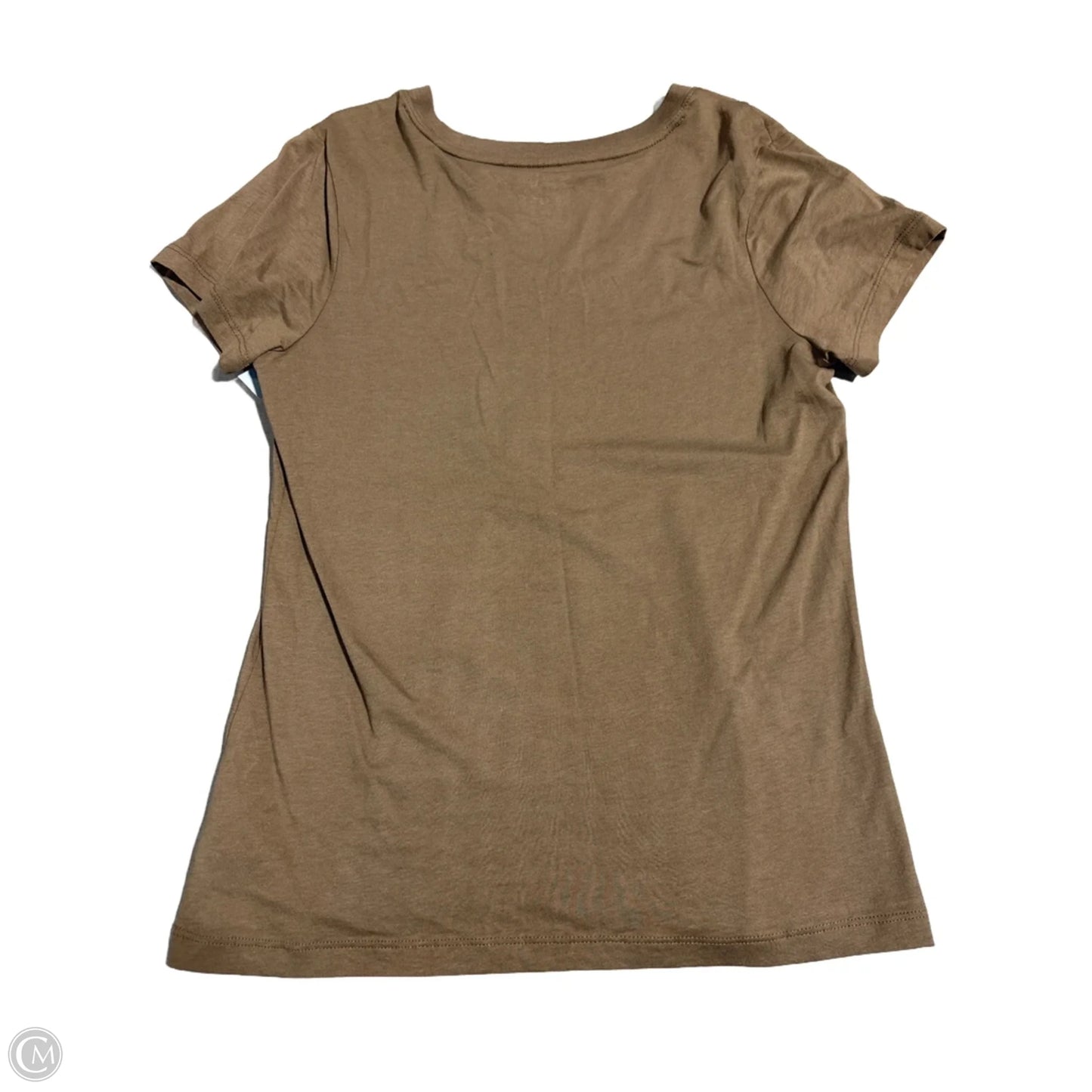 Top Short Sleeve Basic By A New Day In Brown, Size: Xs