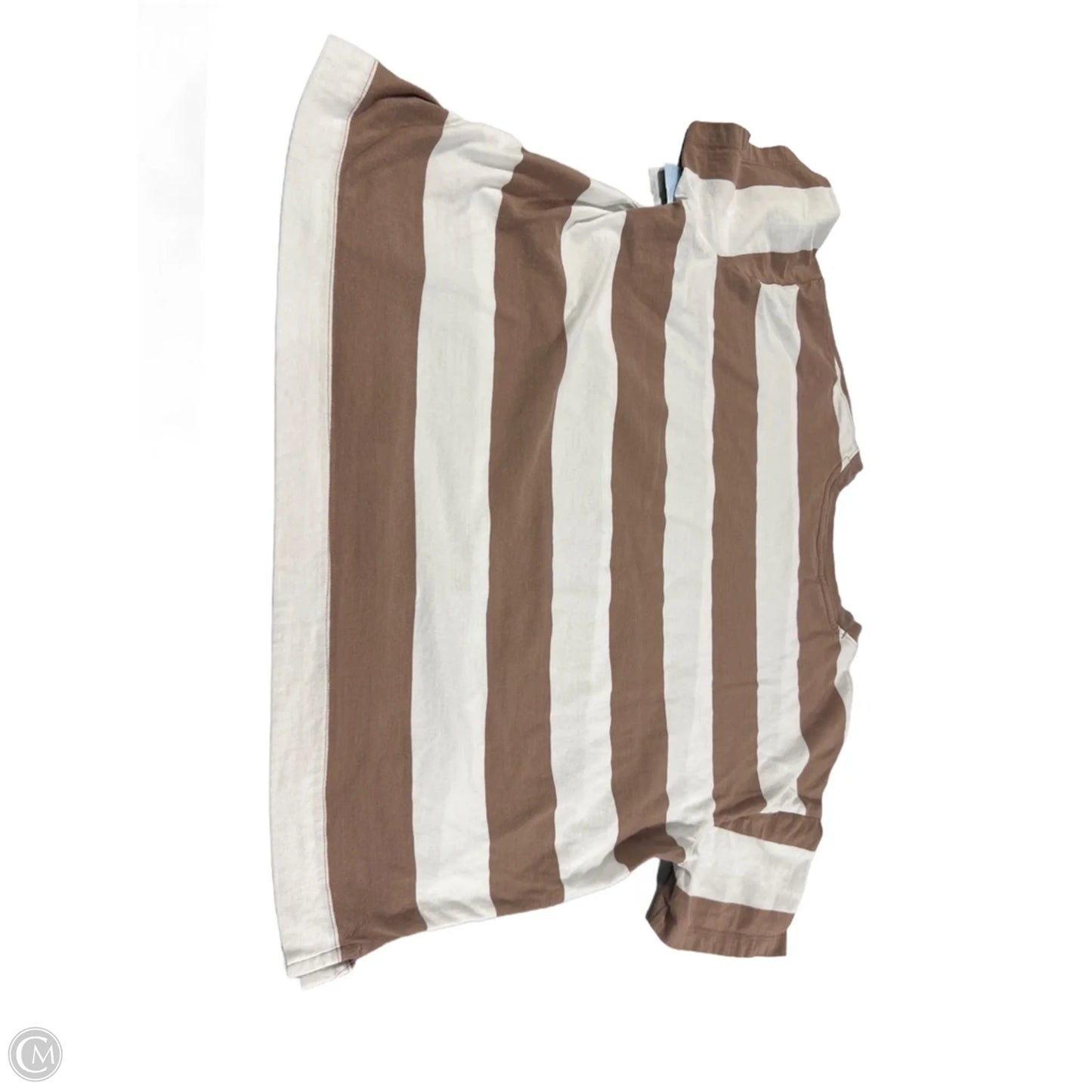 Top Short Sleeve By Old Navy In Cream & White, Size: Xl