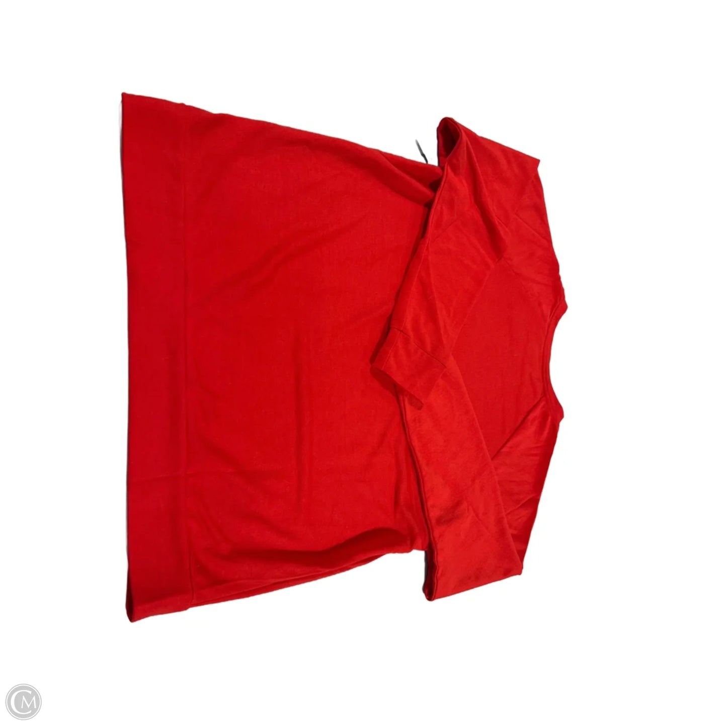 Top Long Sleeve By Cmc In Red, Size: M