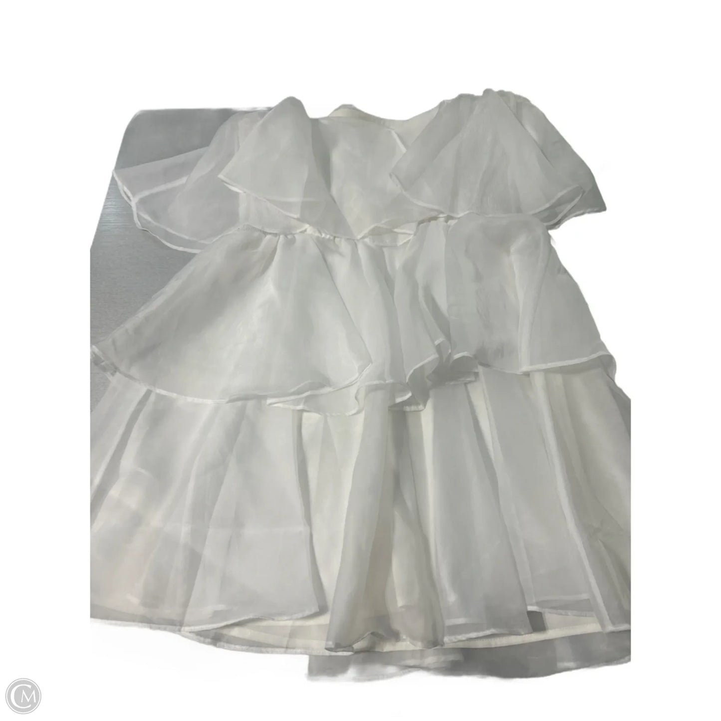 Dress Casual Short By Abercrombie And Fitch In White, Size: M