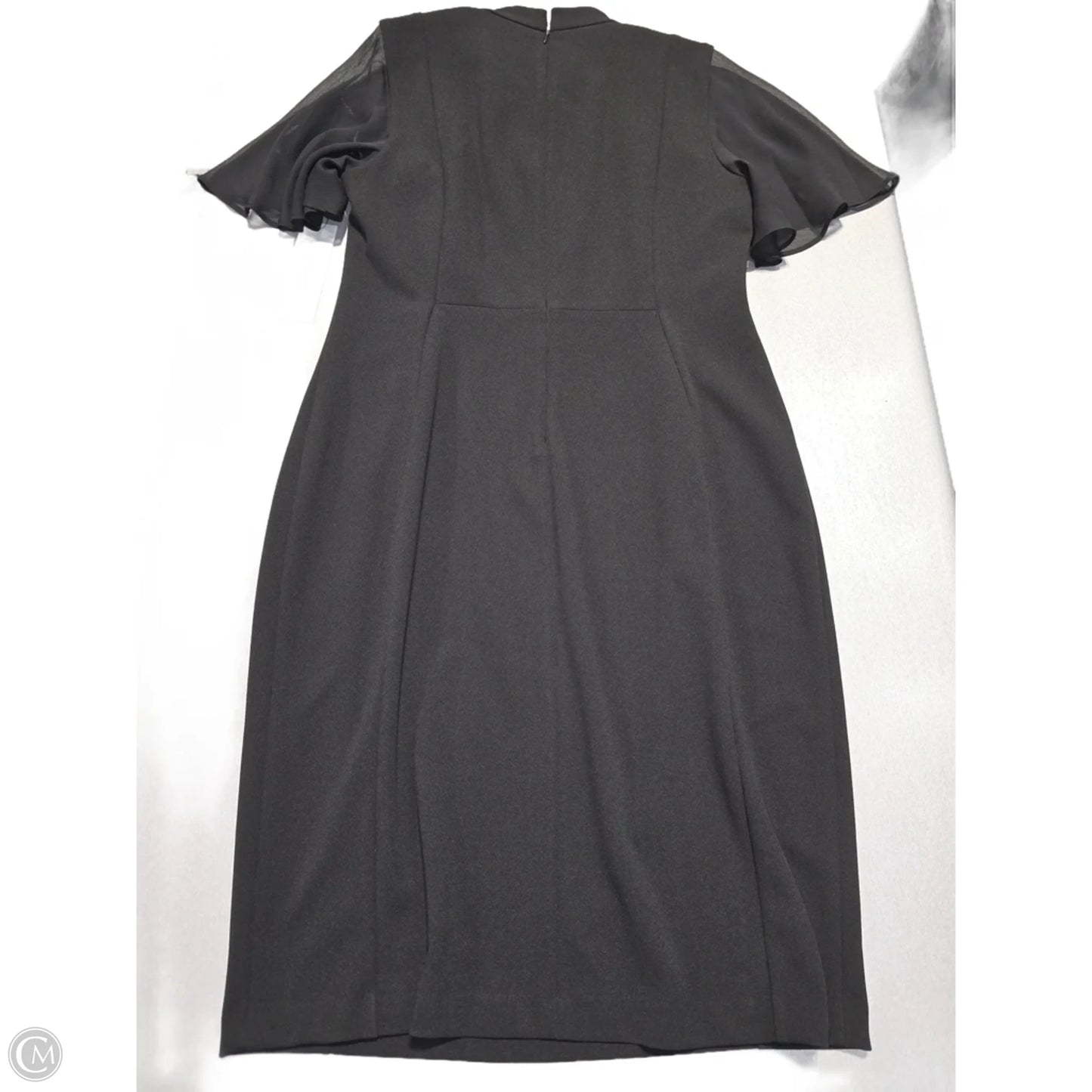 Dress Casual Midi By Calvin Klein In Black, Size: Xl