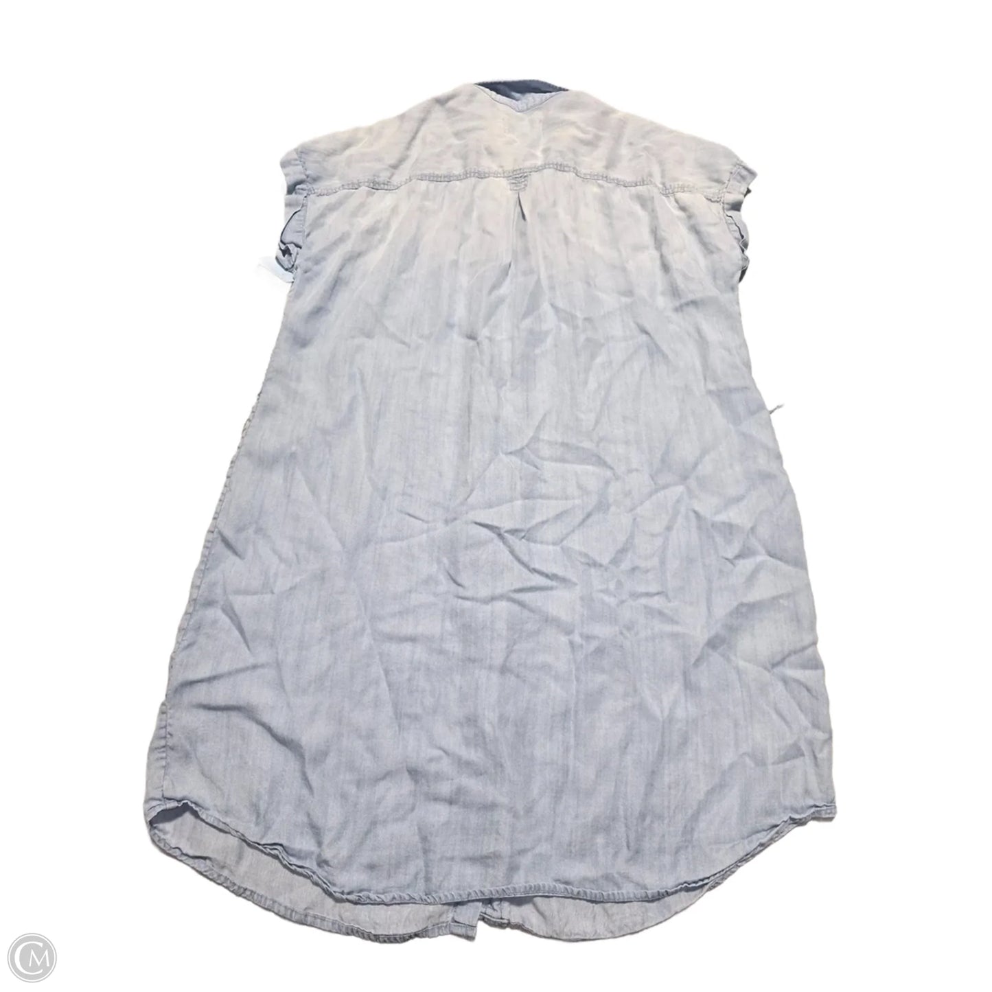 Dress Casual Short By Cosmic Blue Love In Blue, Size: Xl