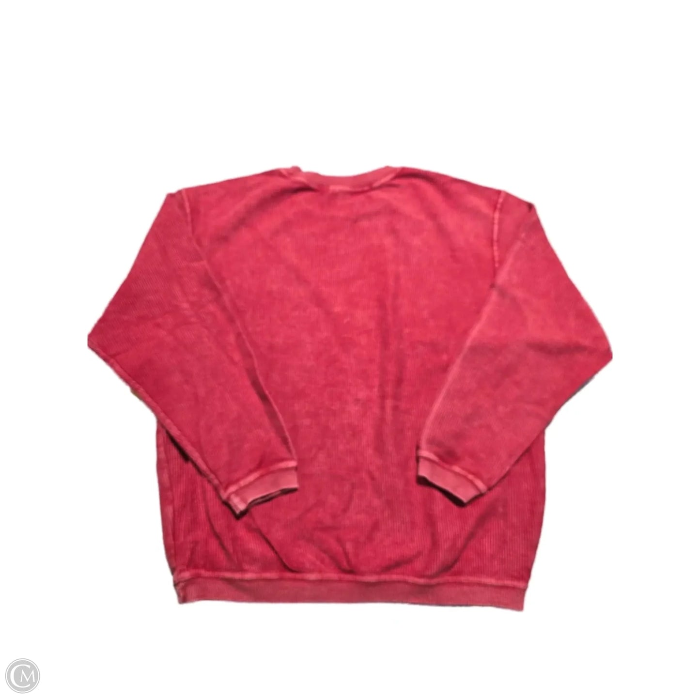 Top Long Sleeve By Cmb In Red, Size: S