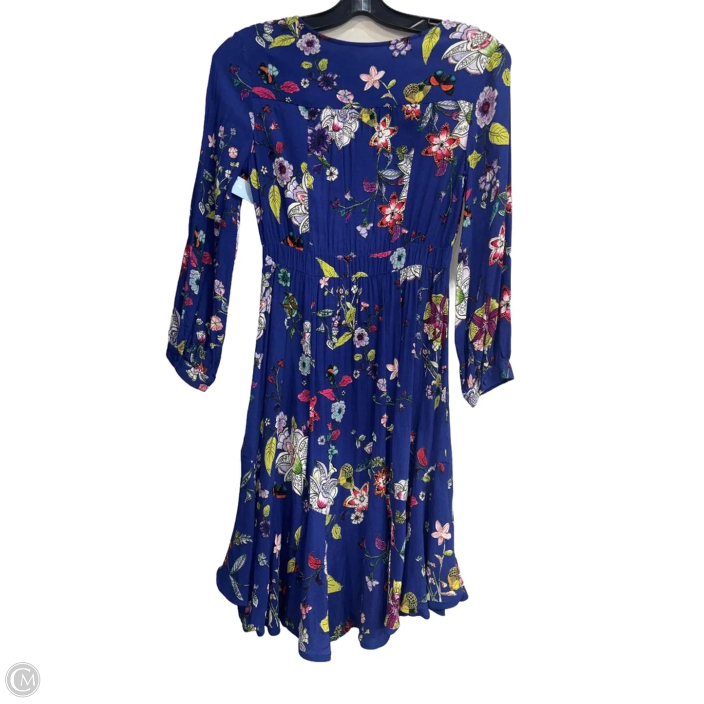 Dress Casual Midi By Anthropologie In Blue, Size: M