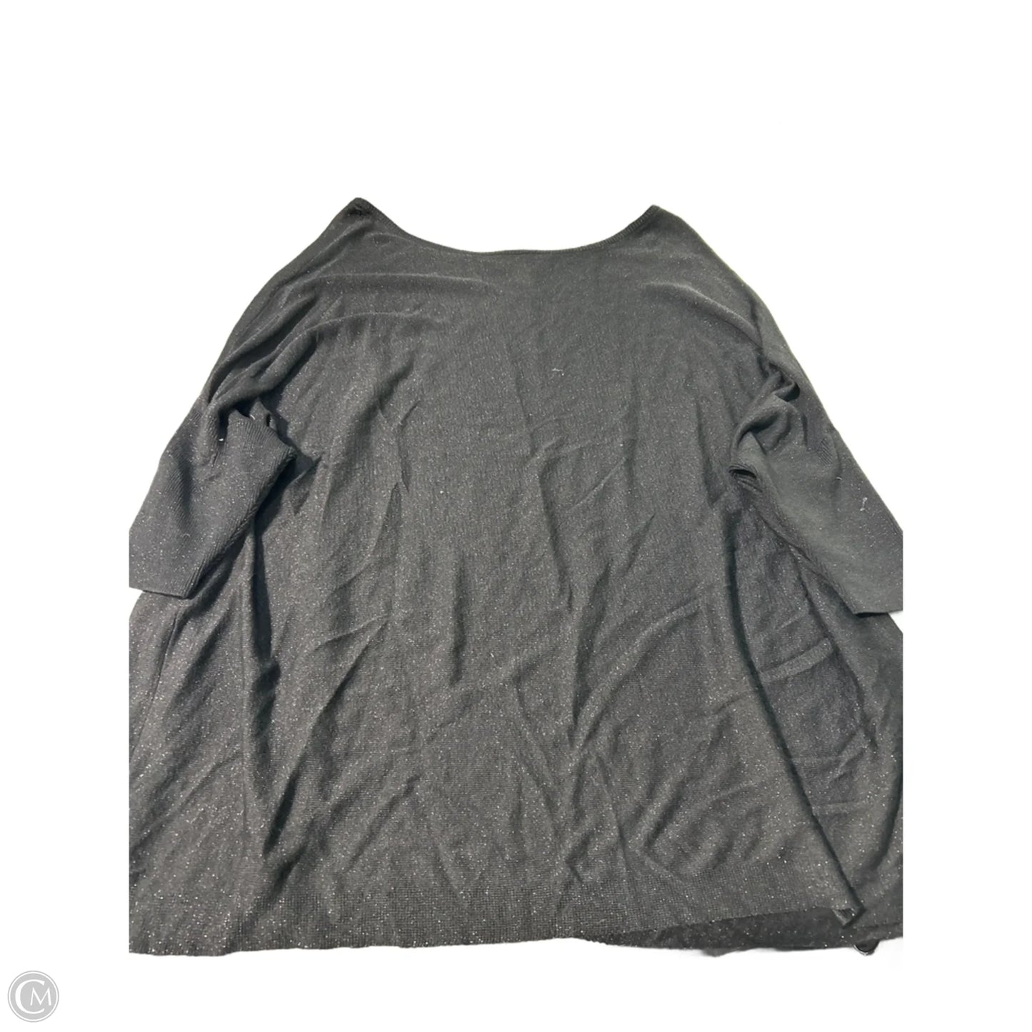 Top Short Sleeve By Lane Bryant In Black, Size: 1x