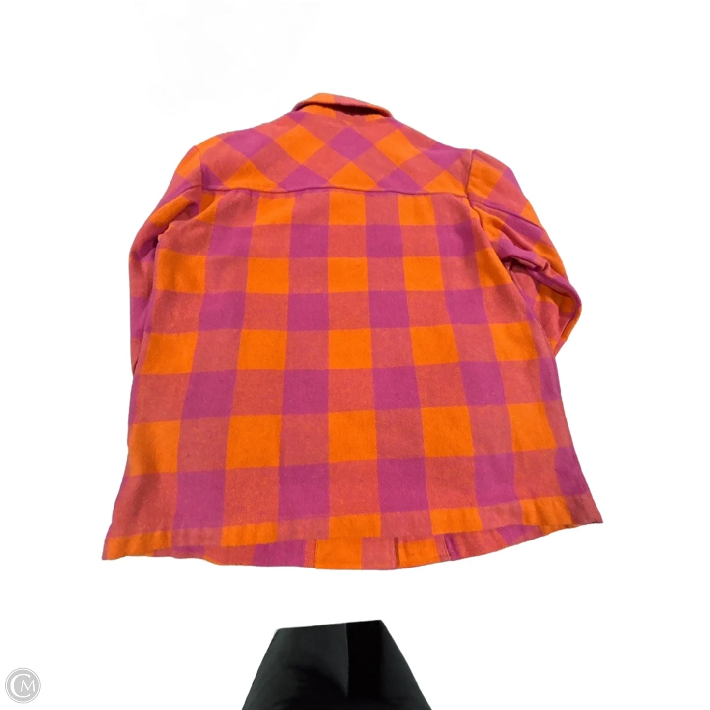 Top Long Sleeve By Velvet Heart In Orange & Pink, Size: S