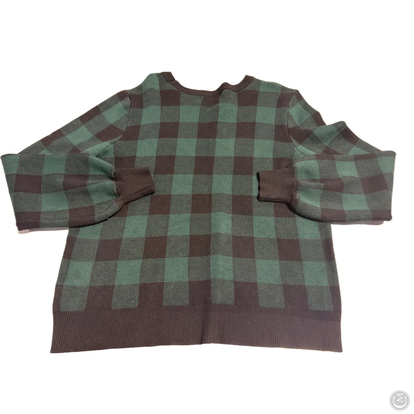Sweater By Marled In Black & Green, Size: L