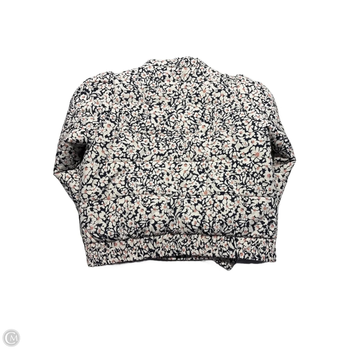 Coat Puffer & Quilted By Greylin In Floral Print, Size: M