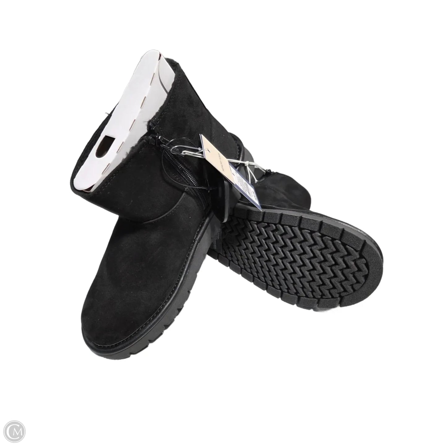 Boots Ankle Flats By Universal Thread In Black, Size: 8