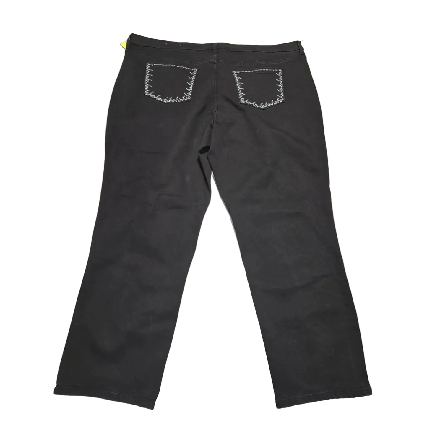 Jeans Straight By Cj Banks In Black, Size: 24