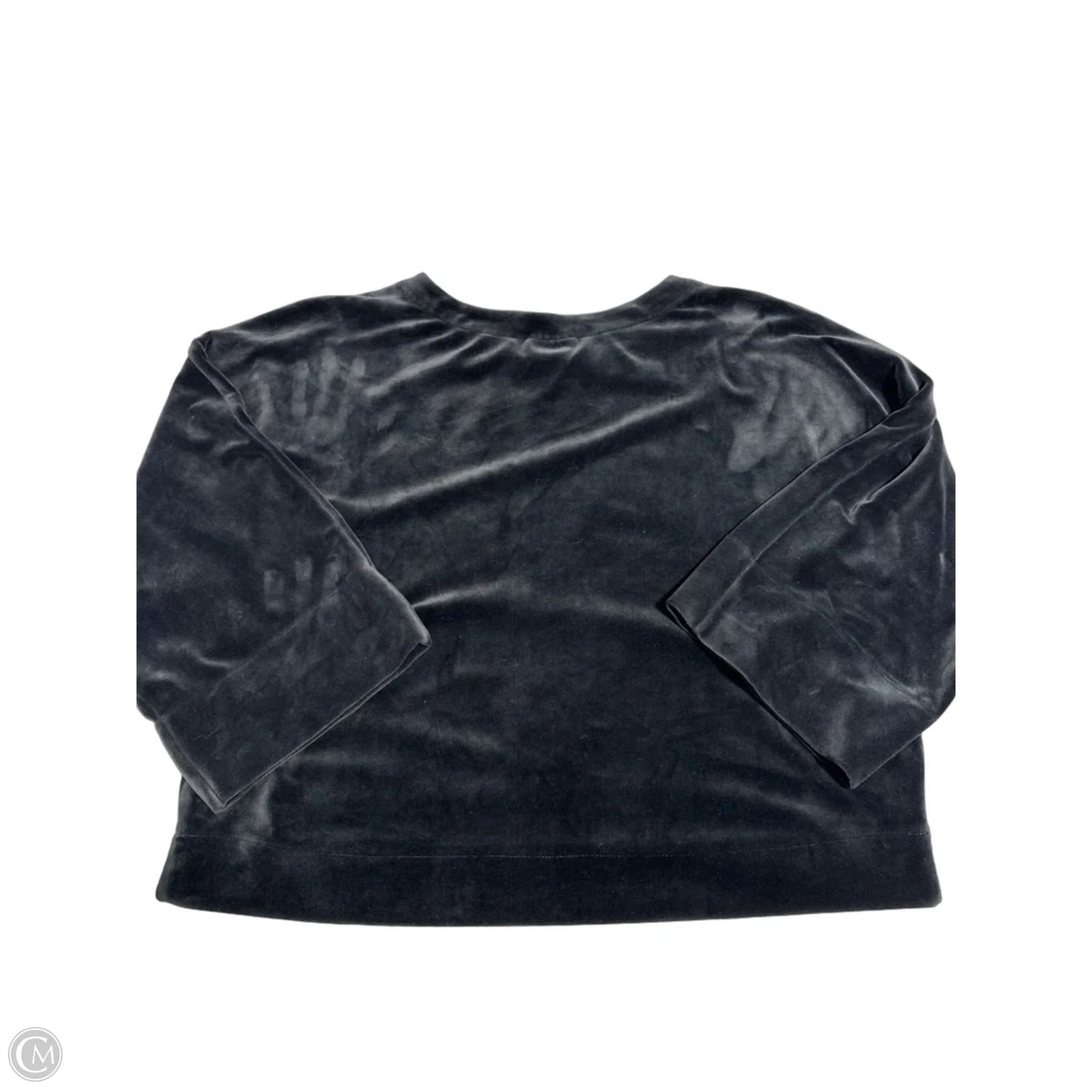 Top 3/4 Sleeve By Dkny In Black, Size: Xl