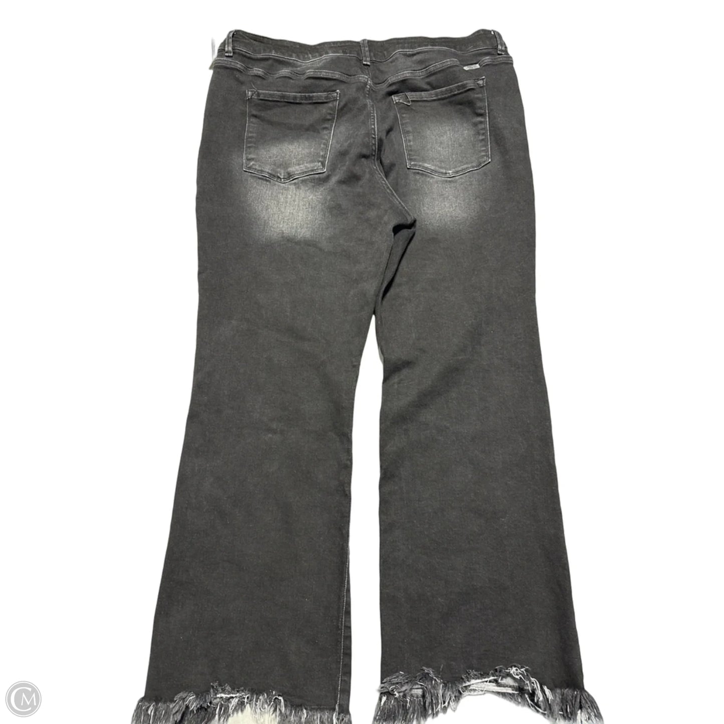 Jeans Straight By Kancan In Black, Size: 22