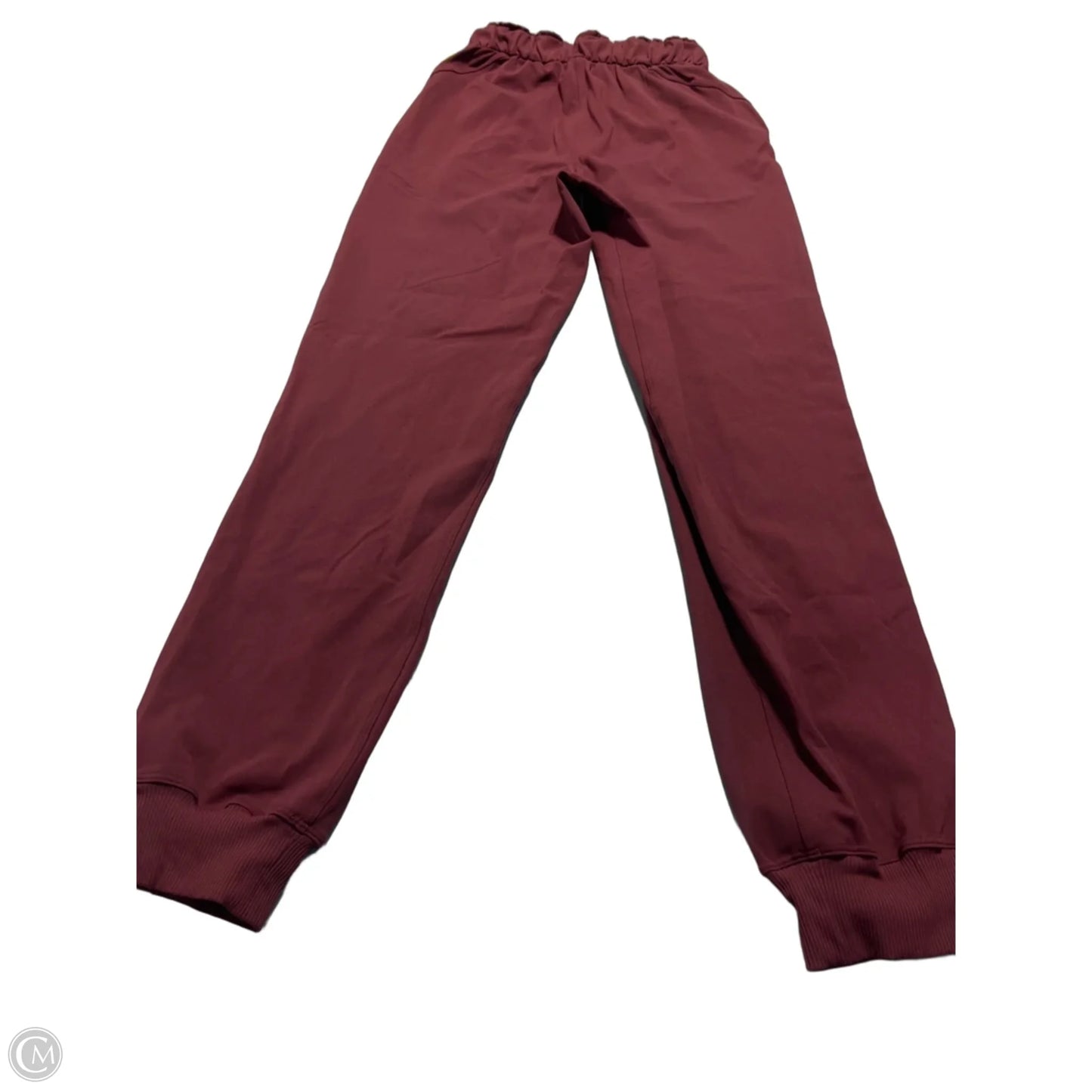 Athletic Pants By Lululemon In Maroon, Size: 0