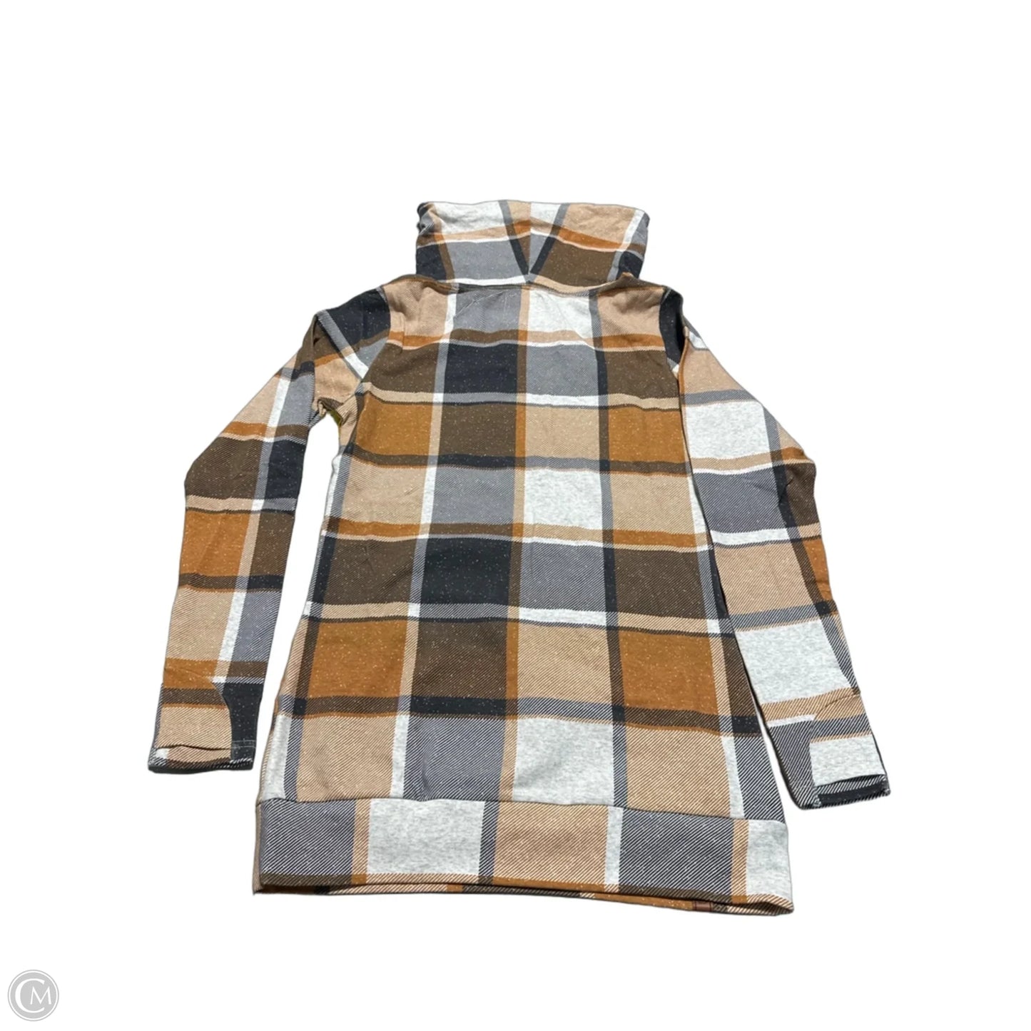 Top Long Sleeve By Cmc In Plaid Pattern, Size: S