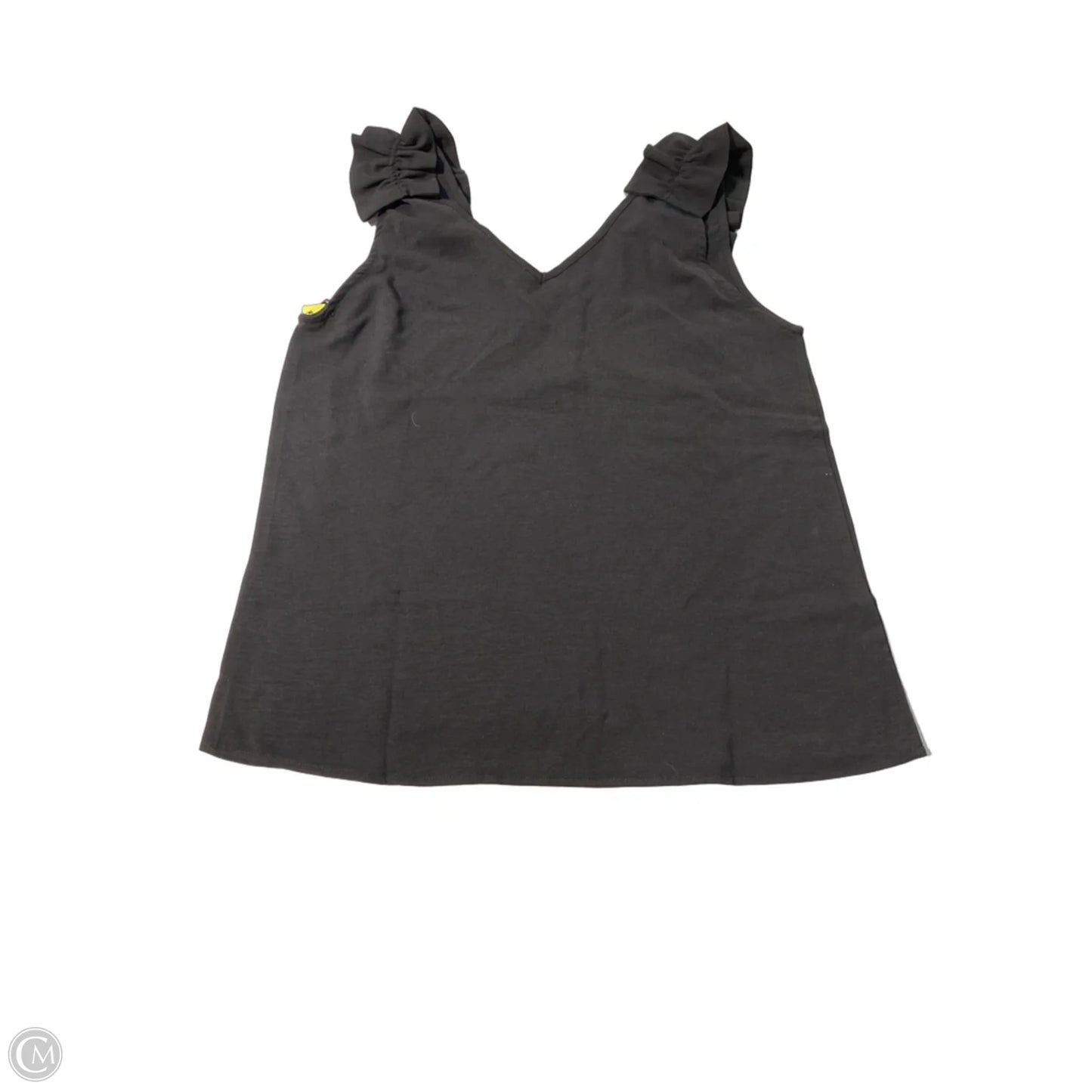 Blouse Short Sleeve By Vanilla Bay In Black, Size: S