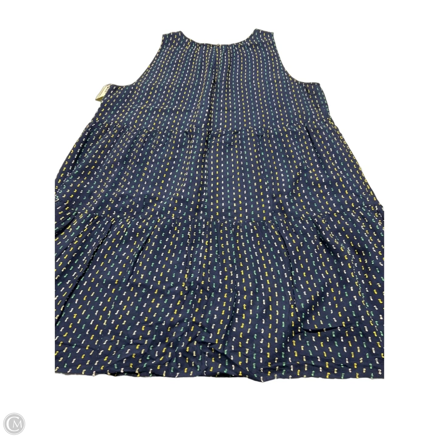 Dress Casual Midi By Loft In Navy, Size: Xl