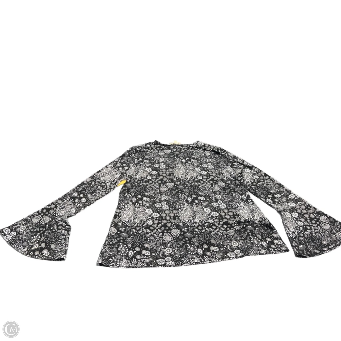 Top Long Sleeve Designer By Michael Kors In Black, Size: Xl