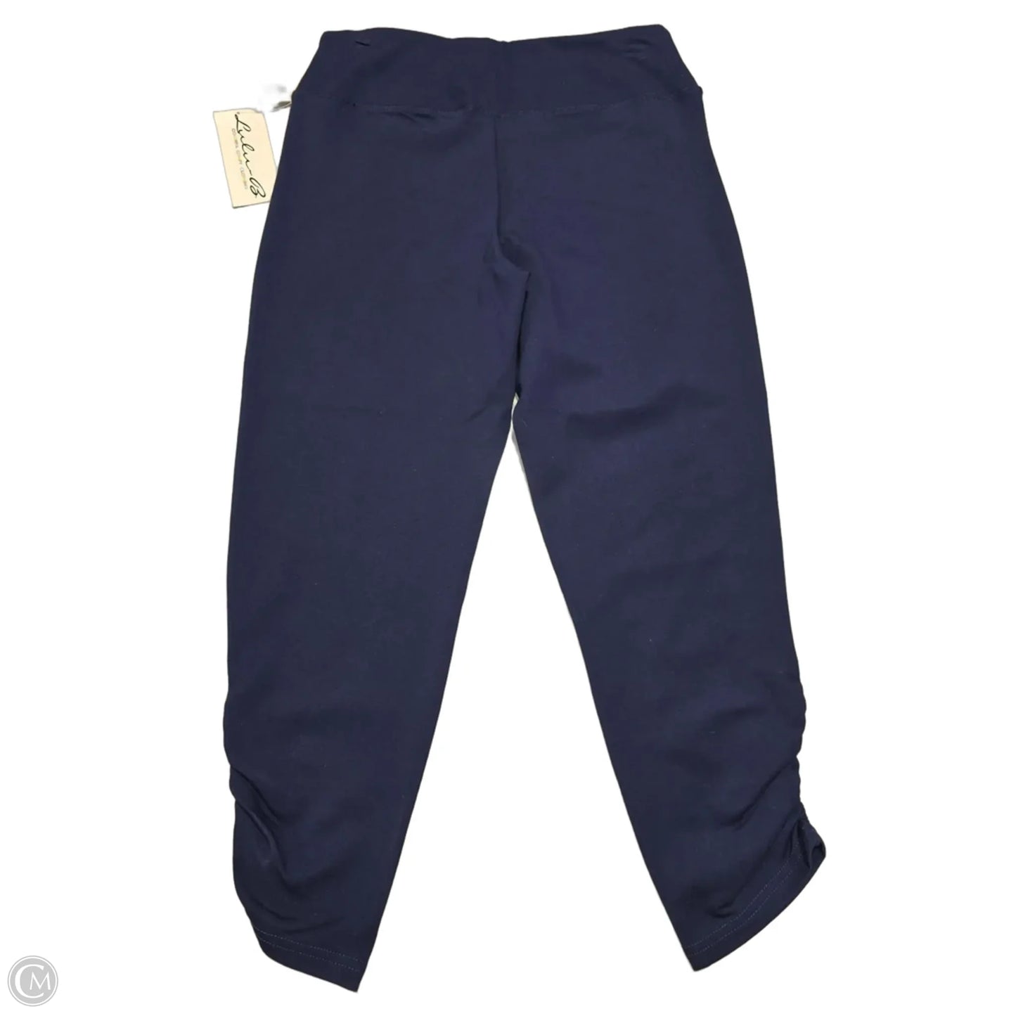 Athletic Leggings By Lulu B In Navy, Size: M