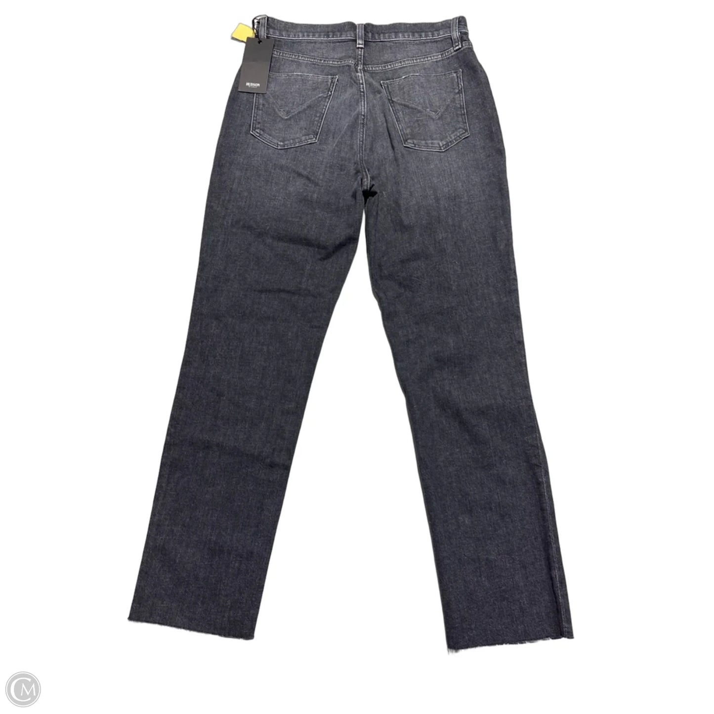 Jeans Straight By Hudson In Black Denim, Size: 10