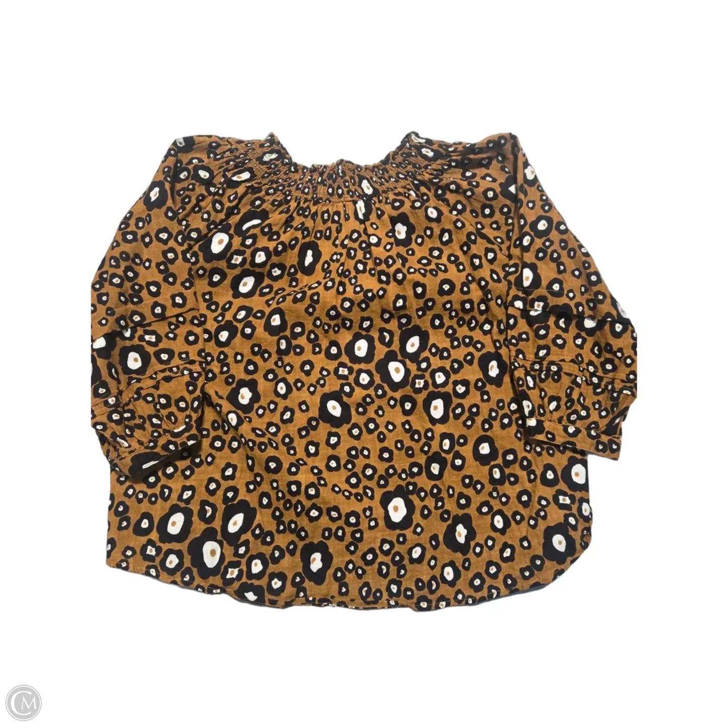 Top 3/4 Sleeve By Ivy Jane In Animal Print, Size: Xs