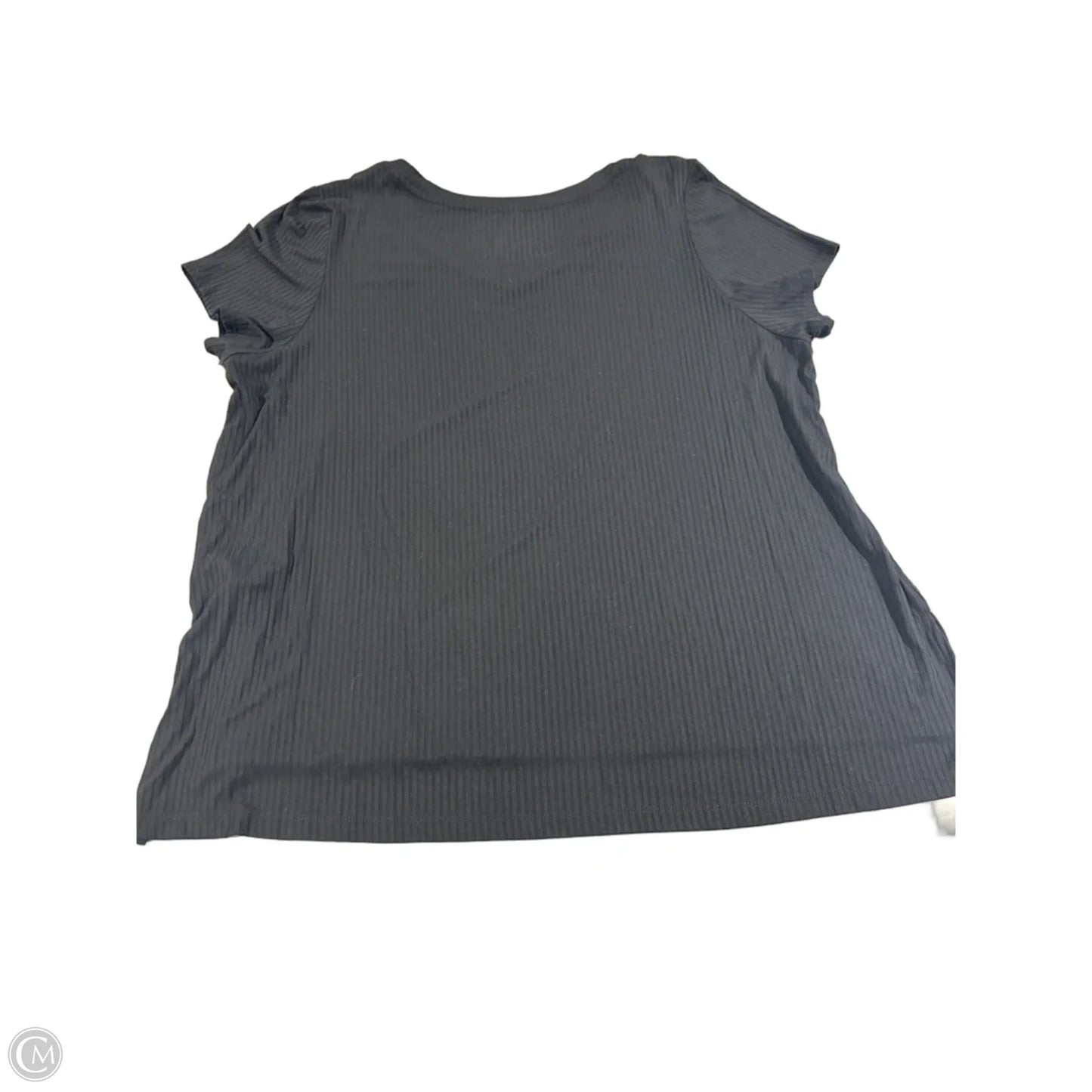 Top Short Sleeve By Rachel Zoe In Black, Size: 2x
